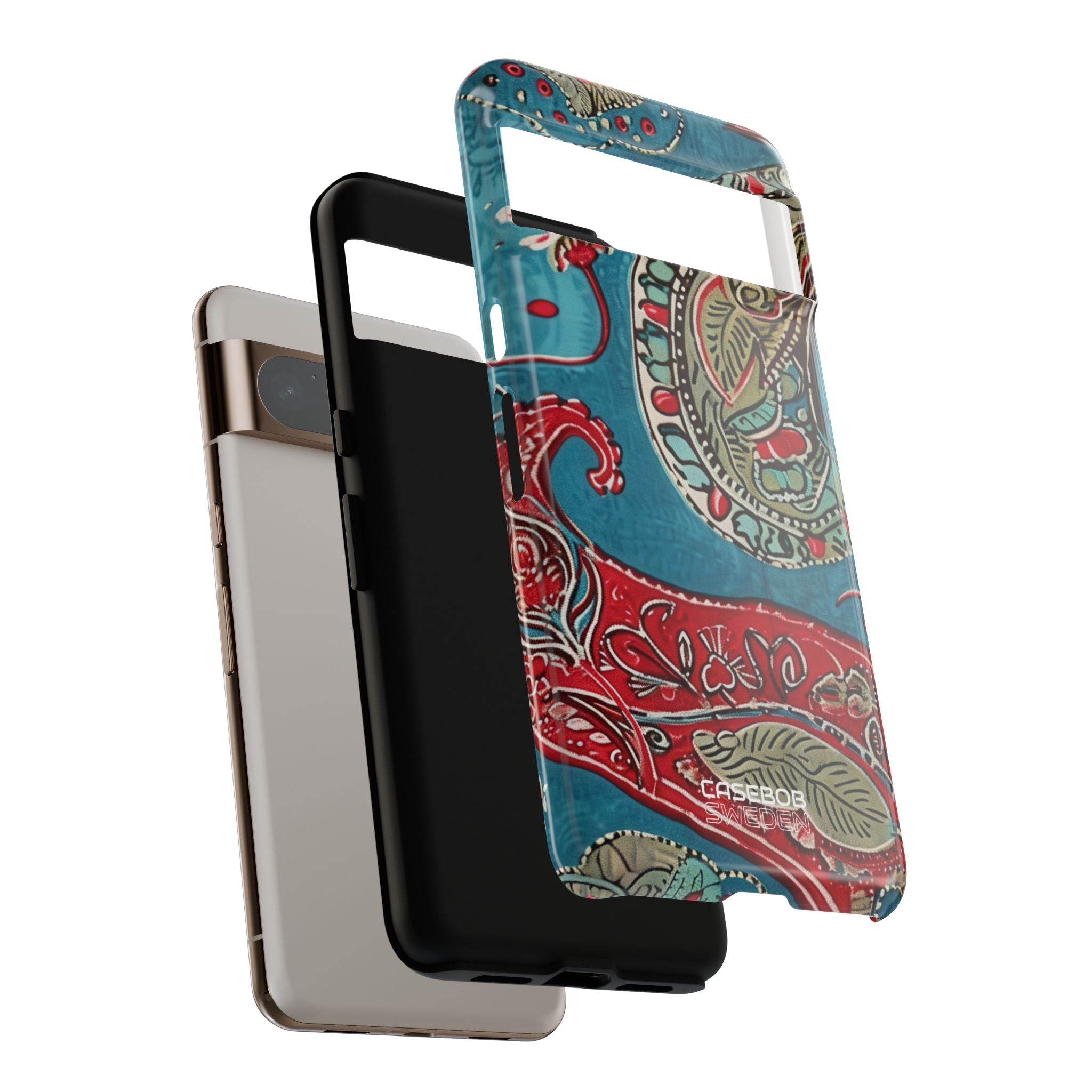 Paisley Floral Fusion Google Pixel 8 - Tough