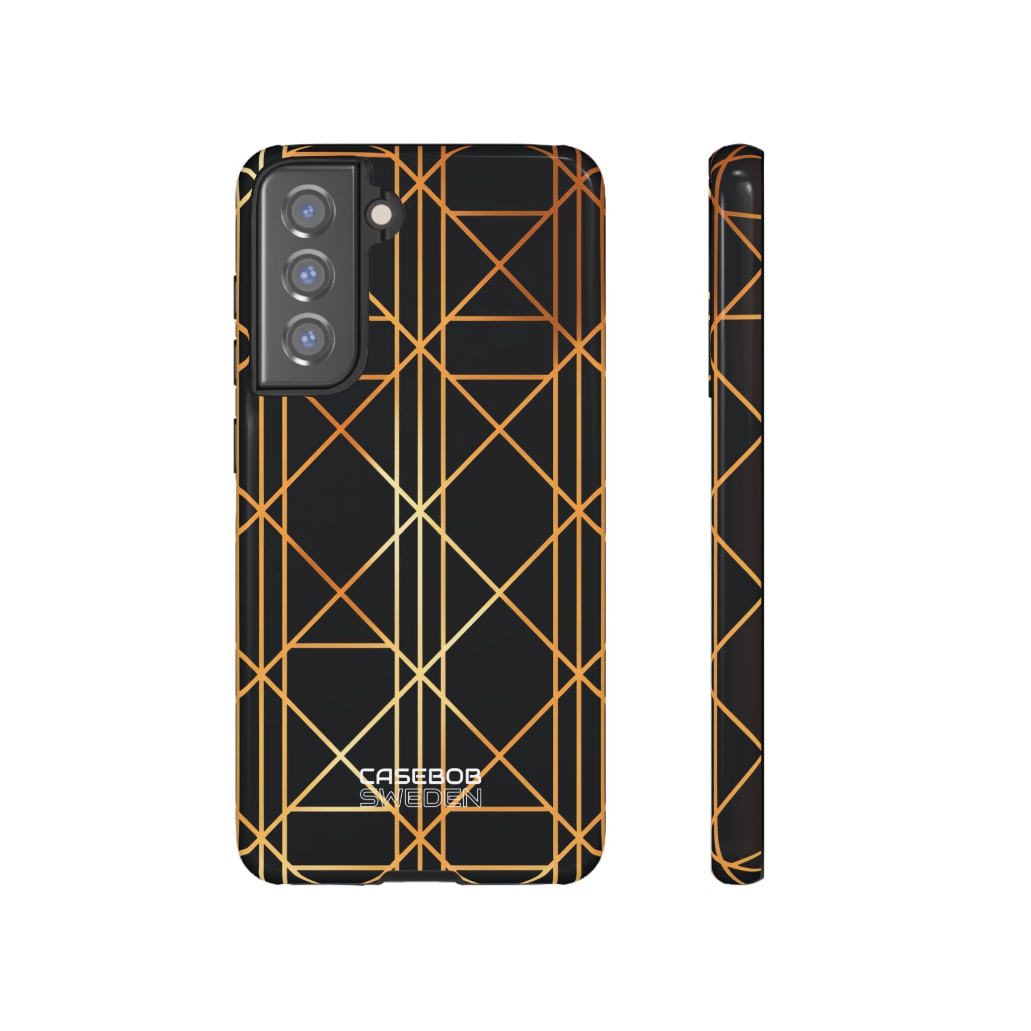 Golden Geometric Elegance Samsung S21 - Tough