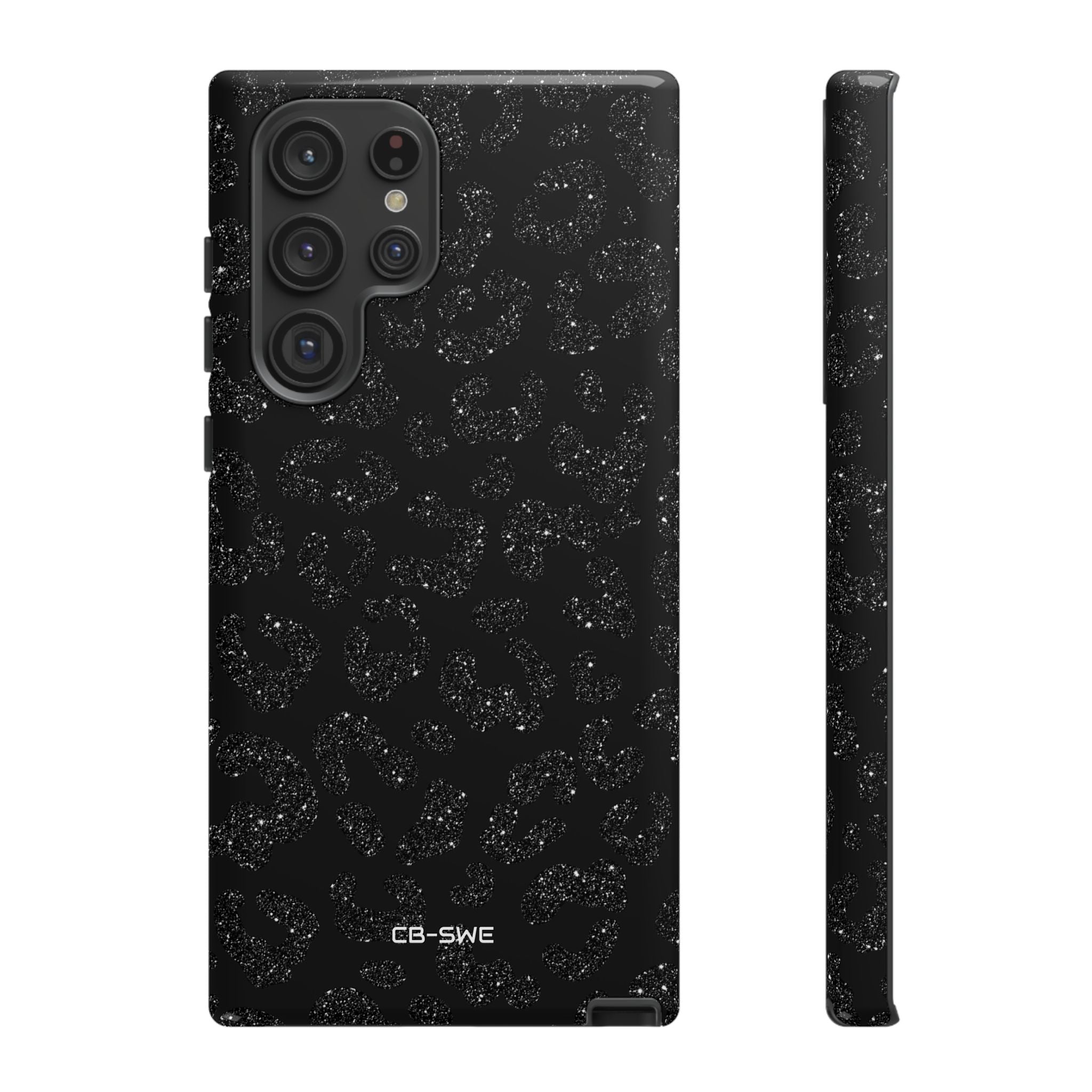 Glittery Leopard Elegance - Samsung Case