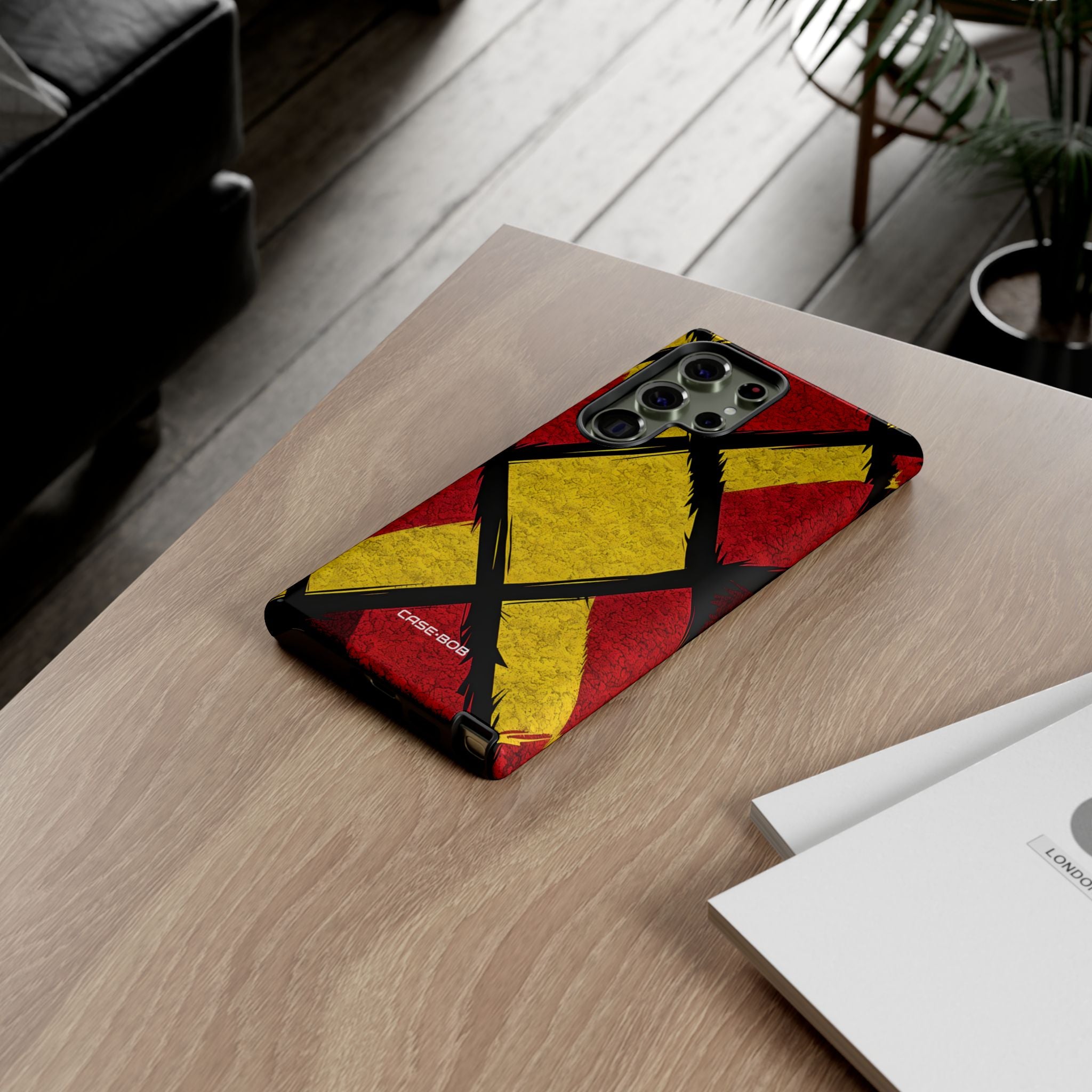 Vibrant Geometric Diamonds Samsung S23 Ultra Case • Tough