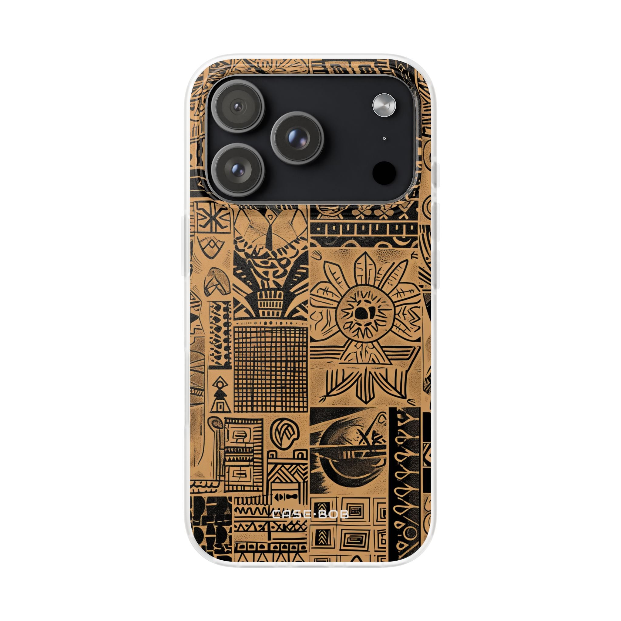 Tribal Faces iPhone 17 Pro Case - Soft