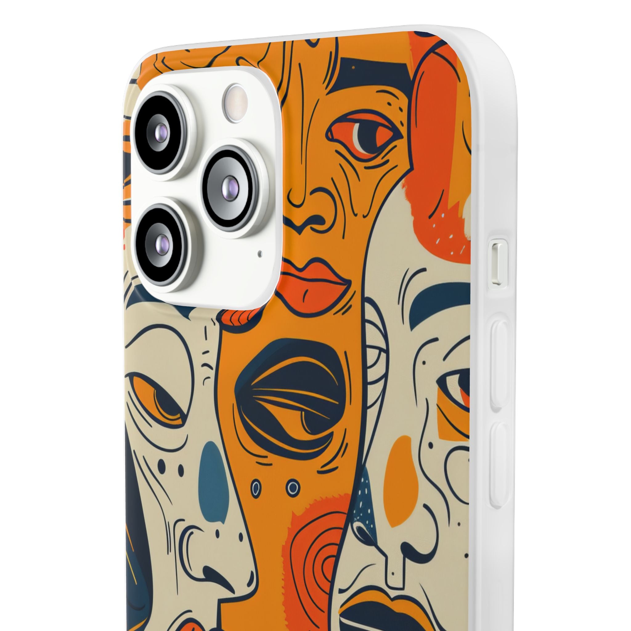 Tangled Faces Sunset iPhone 13 Pro Max - Soft