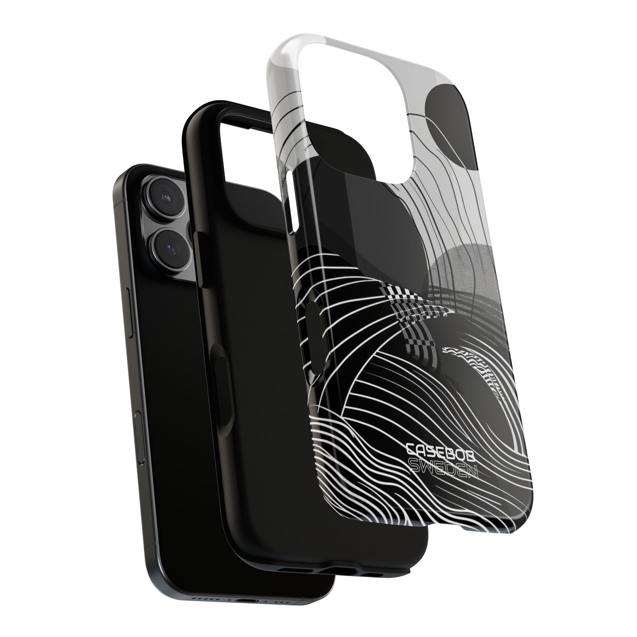Monochrome Motion Flow iPhone 16 – Robust
