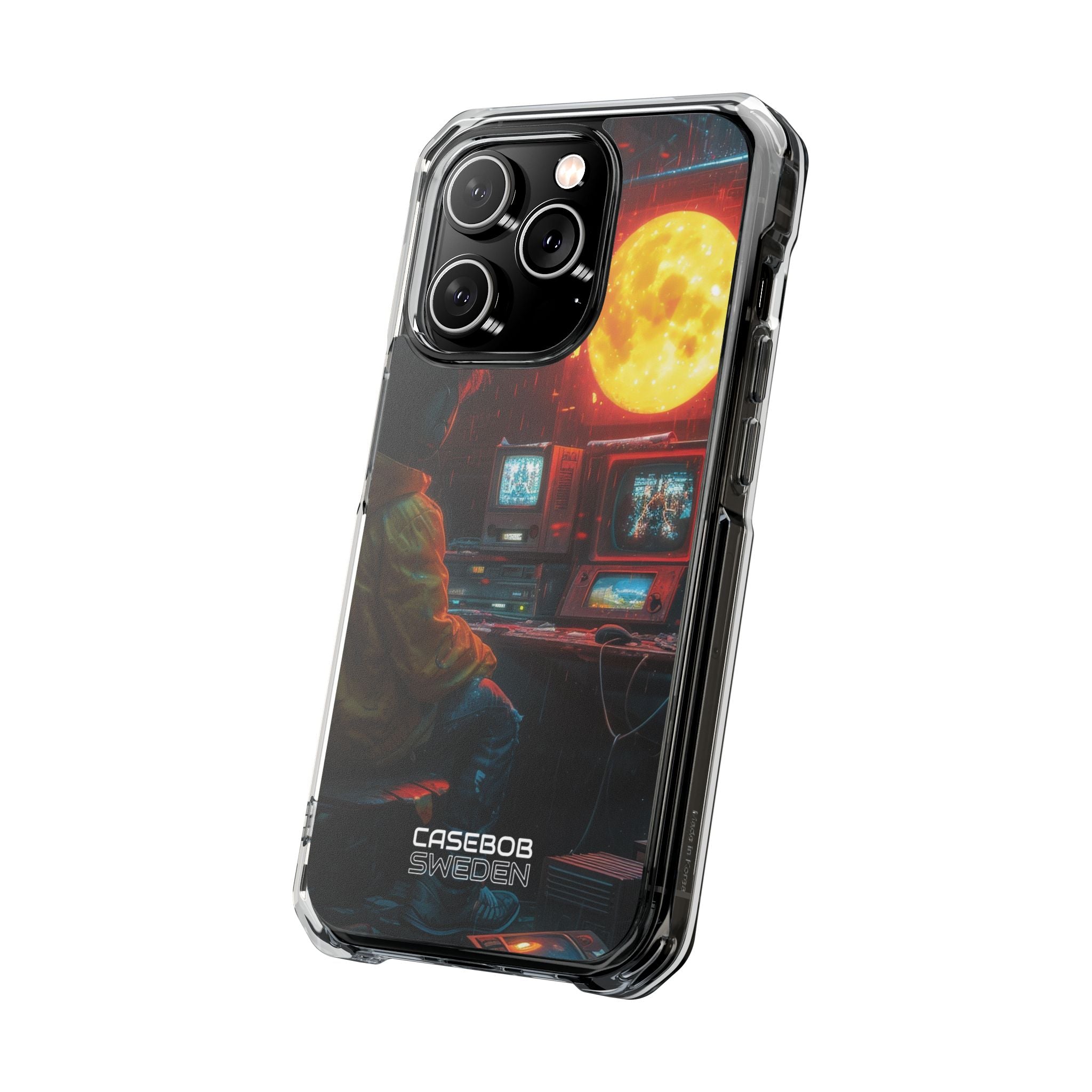 Cyberpunk Rain Room iPhone 14 - Impact Clear+