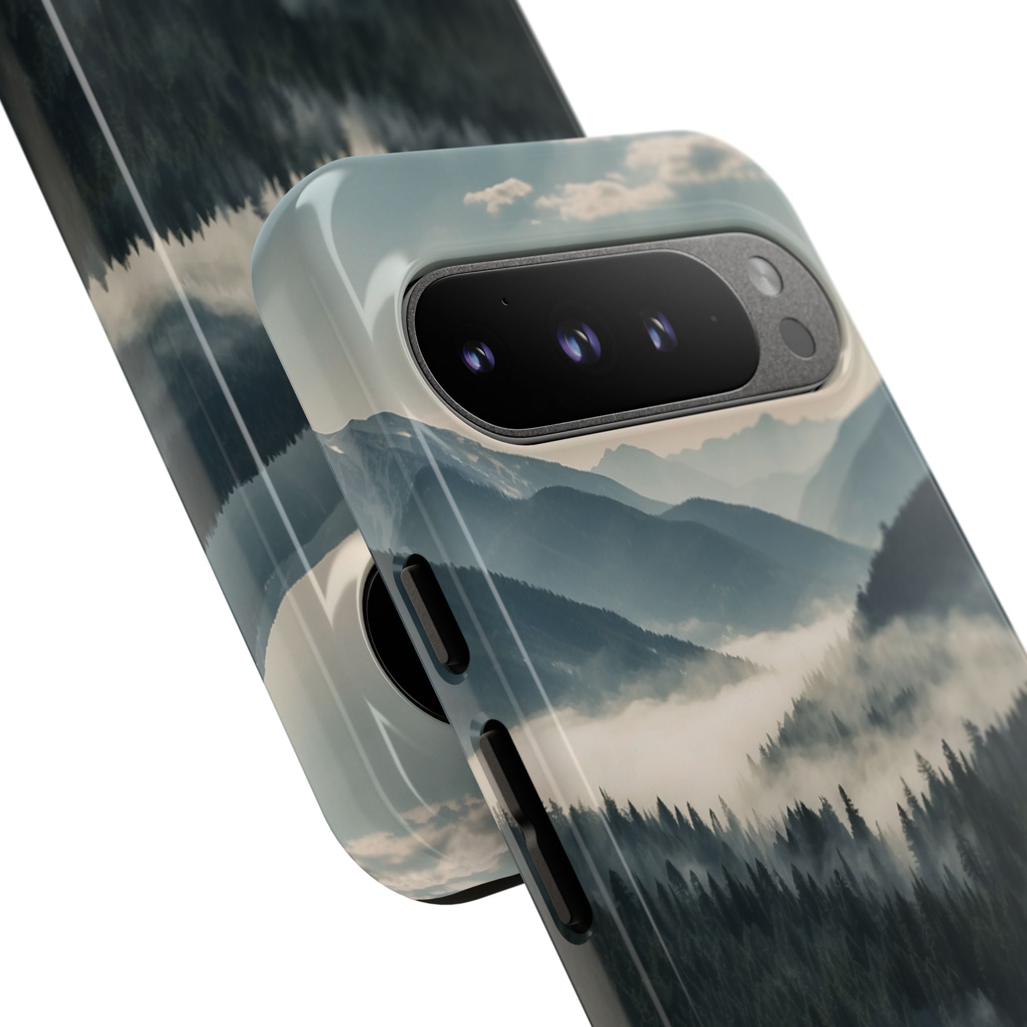 Misty Forest Embrace - Google Pixel Case