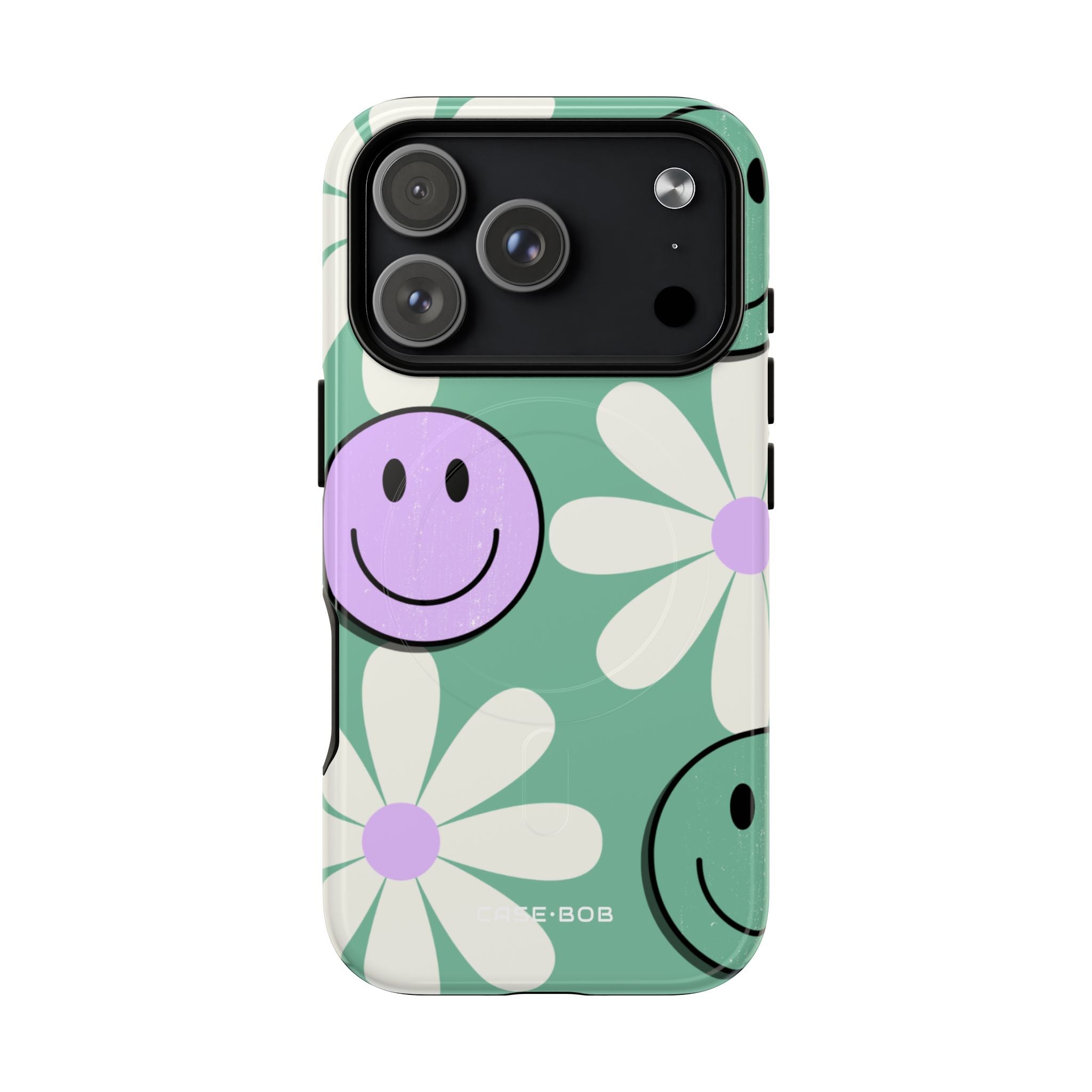 Smiley Daisy Glow iPhone 17 Pro Case - Tough+