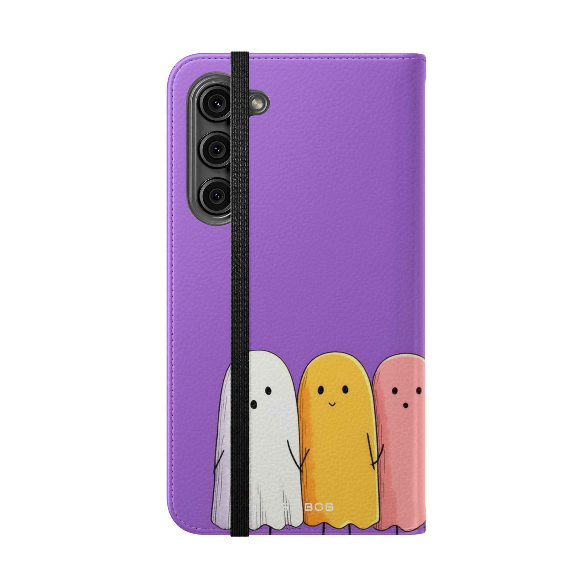 Colorful Ghosts Line - Samsung S23+ Case - Wallet