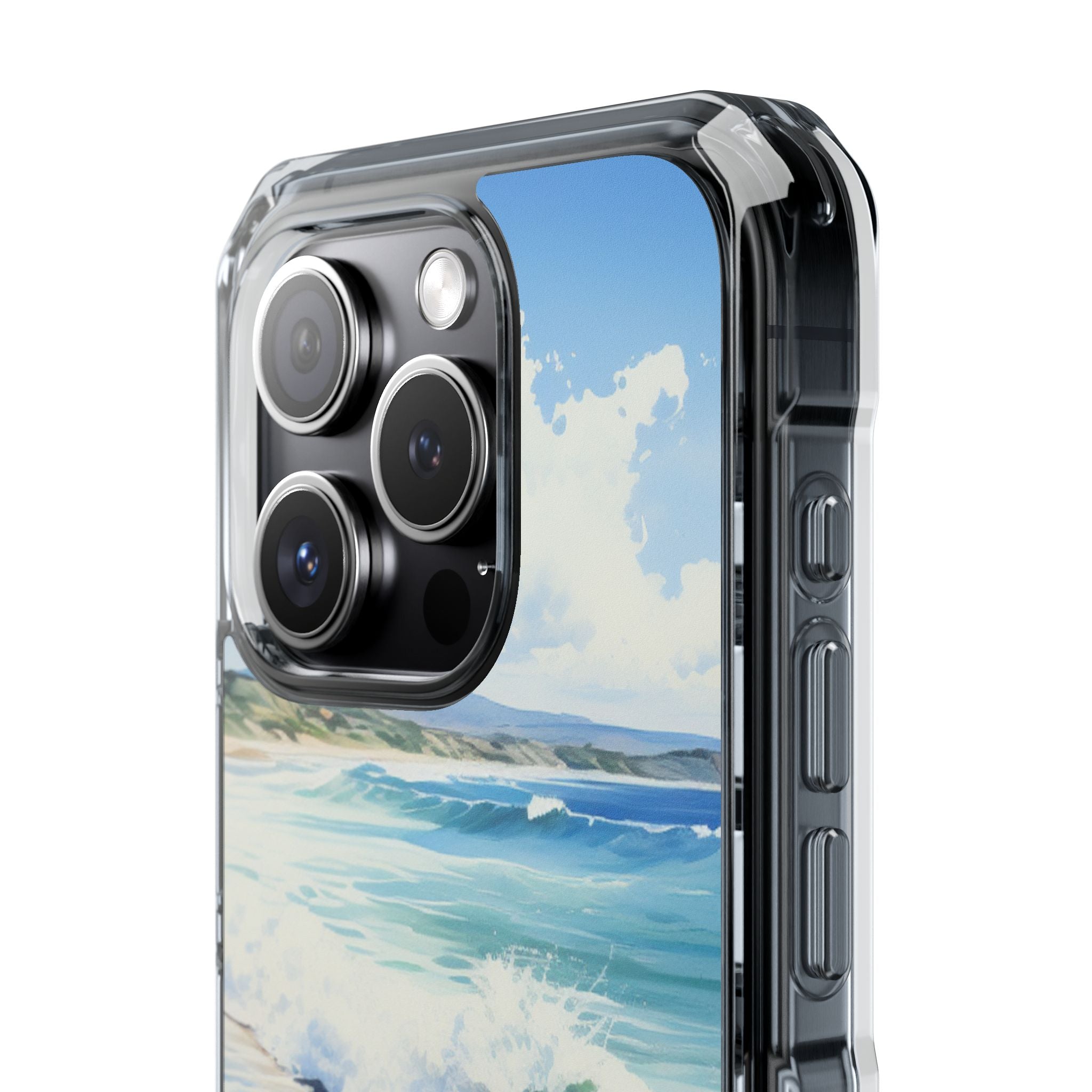 Serene Coastal Watercolors iPhone Case - Impact