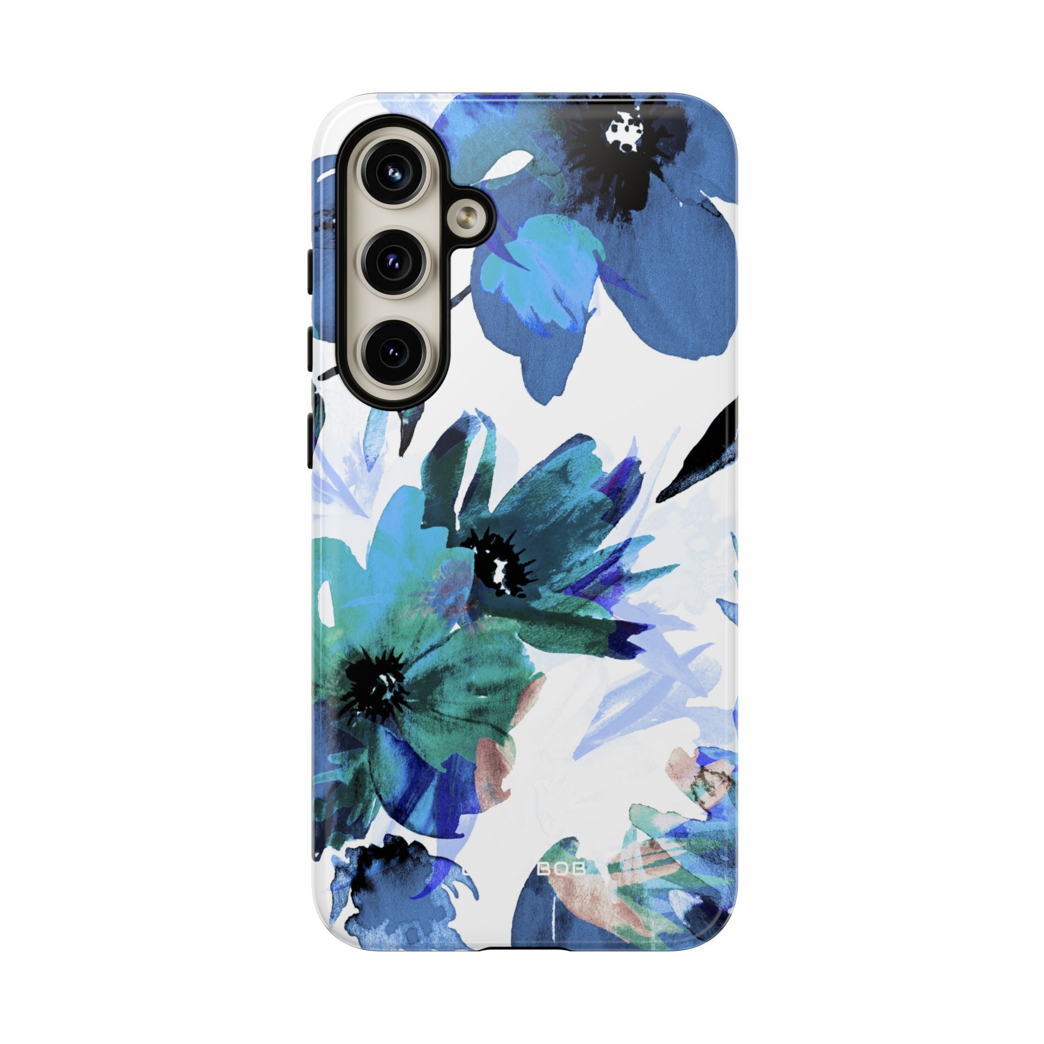 Blue Blossom Radiance Samsung S24 Plus Case - Tough