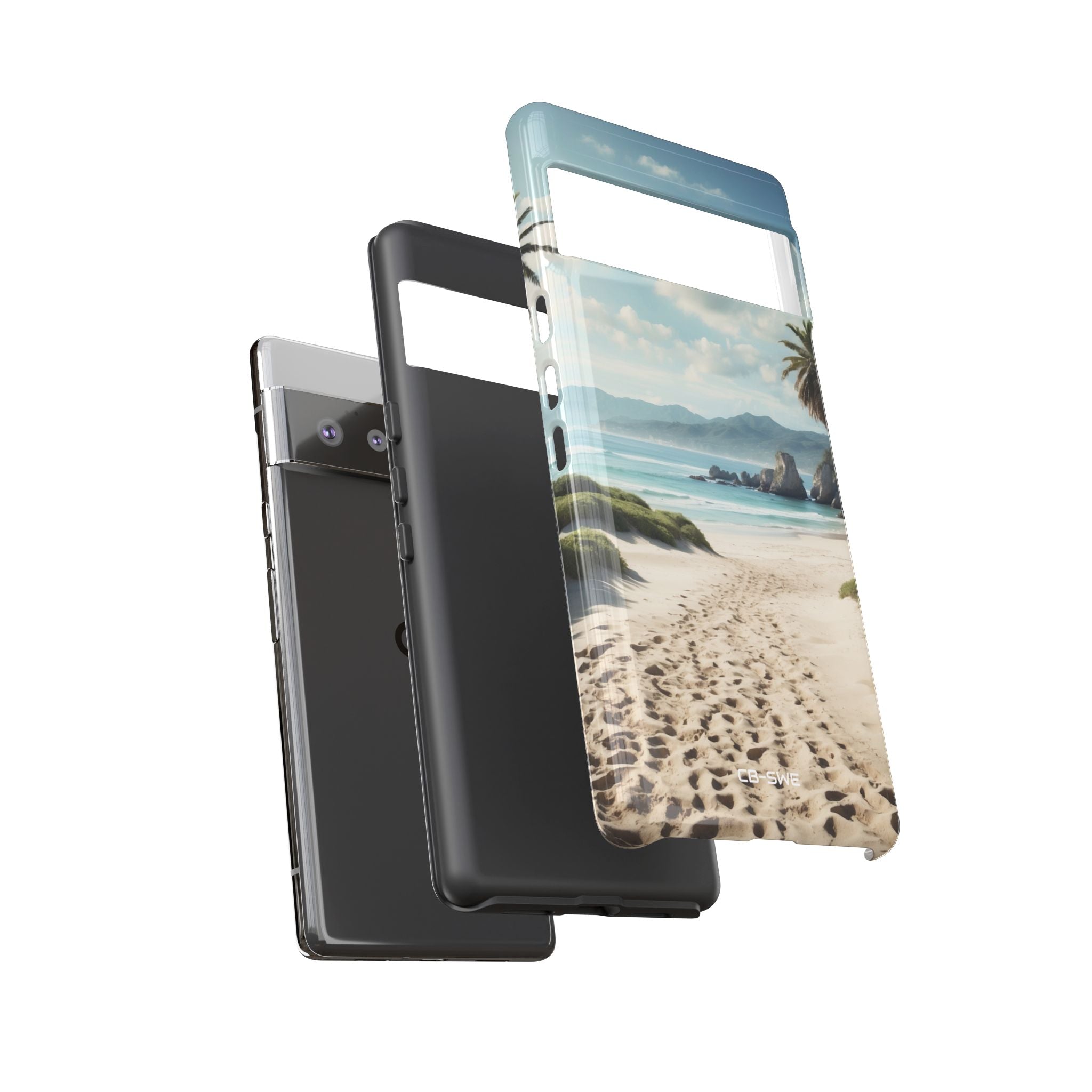 Footprints Trace Sand - Google Pixel Case