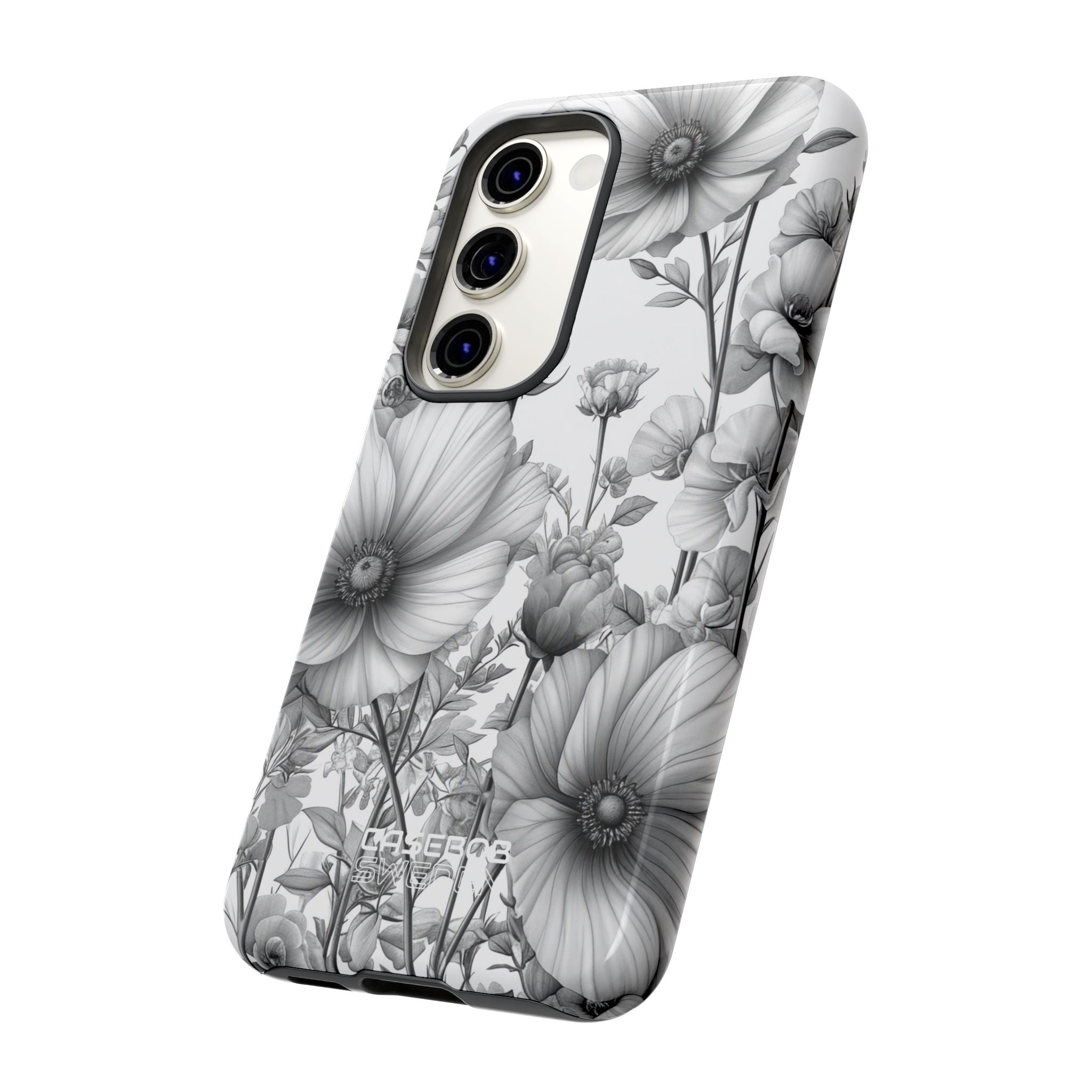Vintage Floral Etching Samsung S23 - Tough
