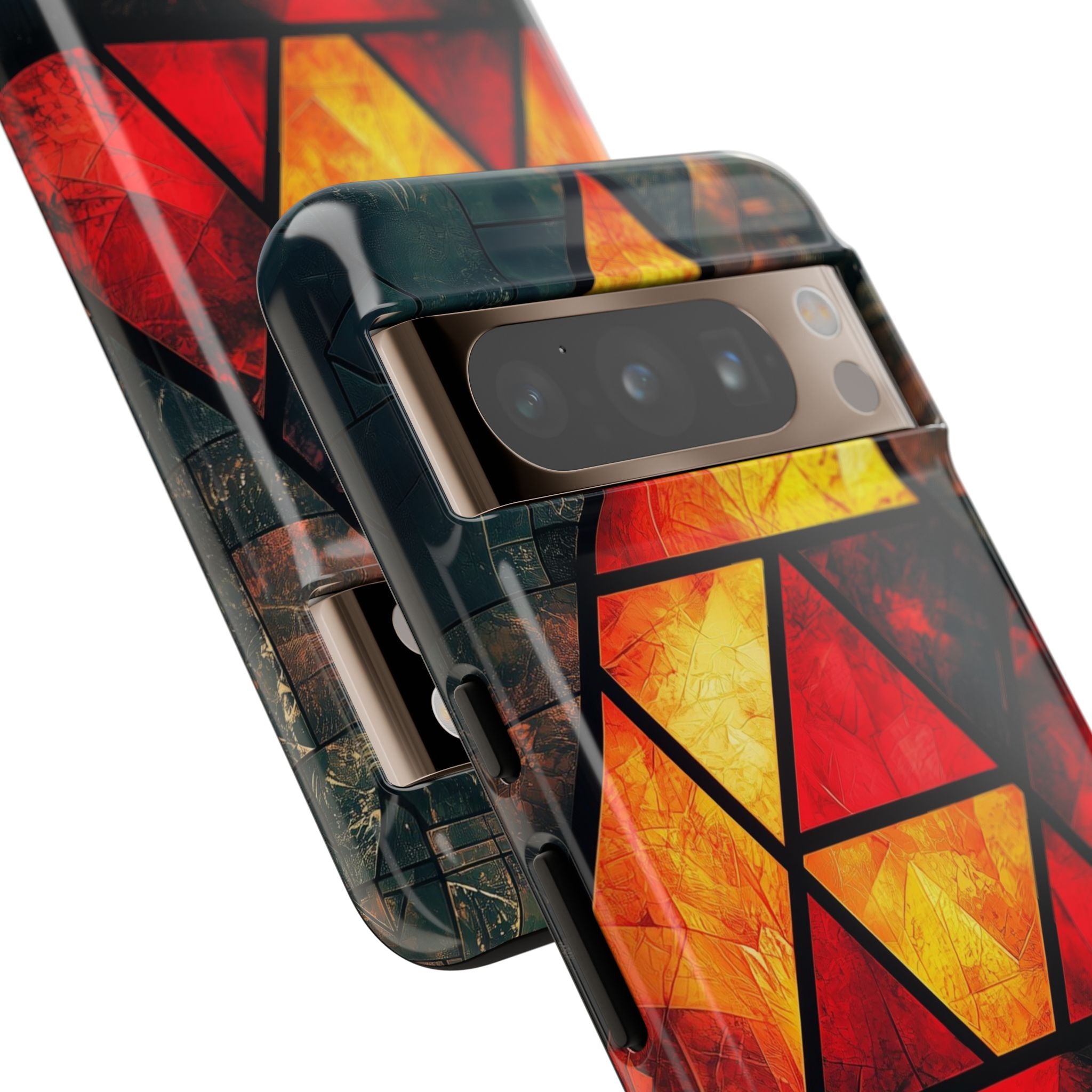 Triangles Illuminate Warmth - Google Pixel Case