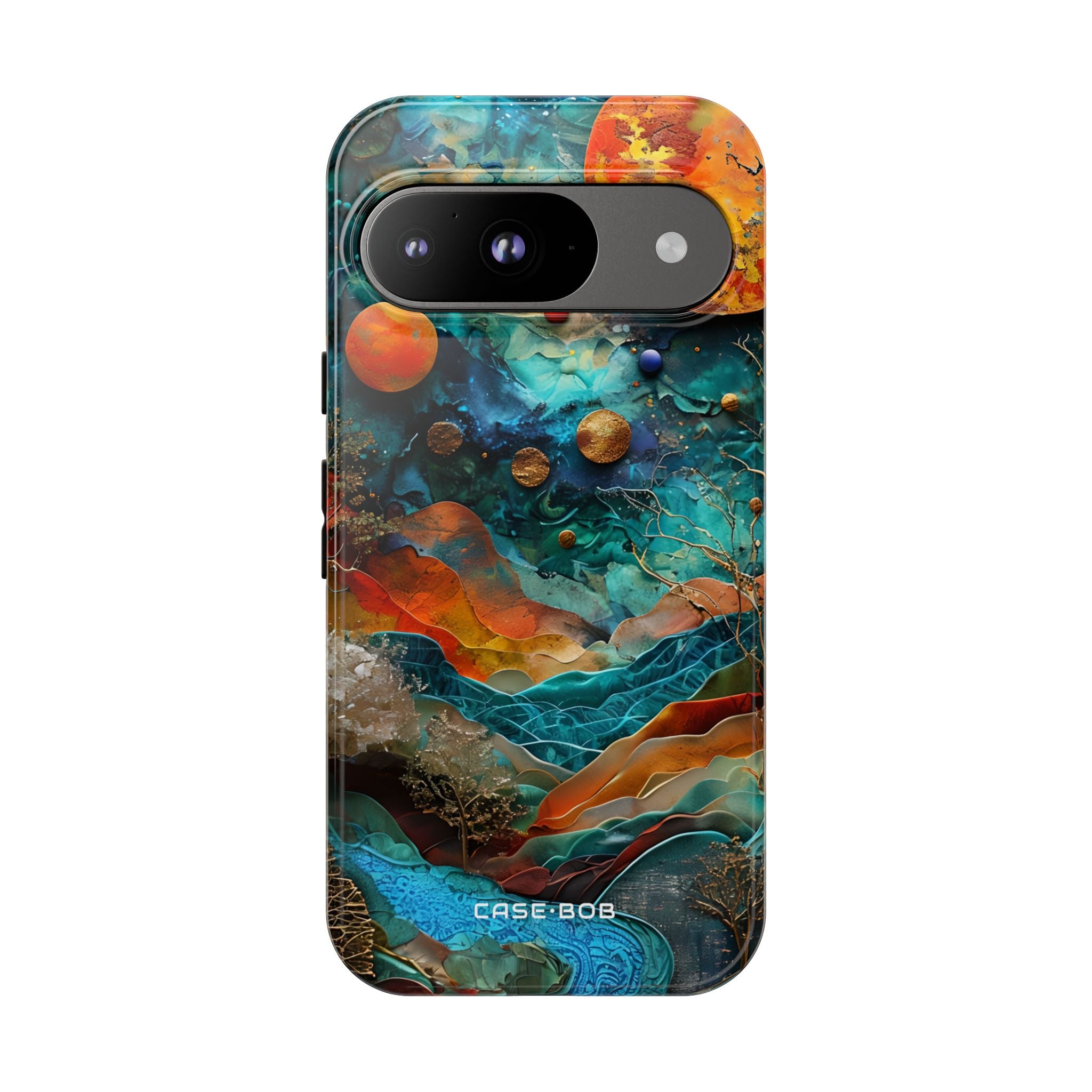Celestial Ember Google Pixel 9 Case - Tough