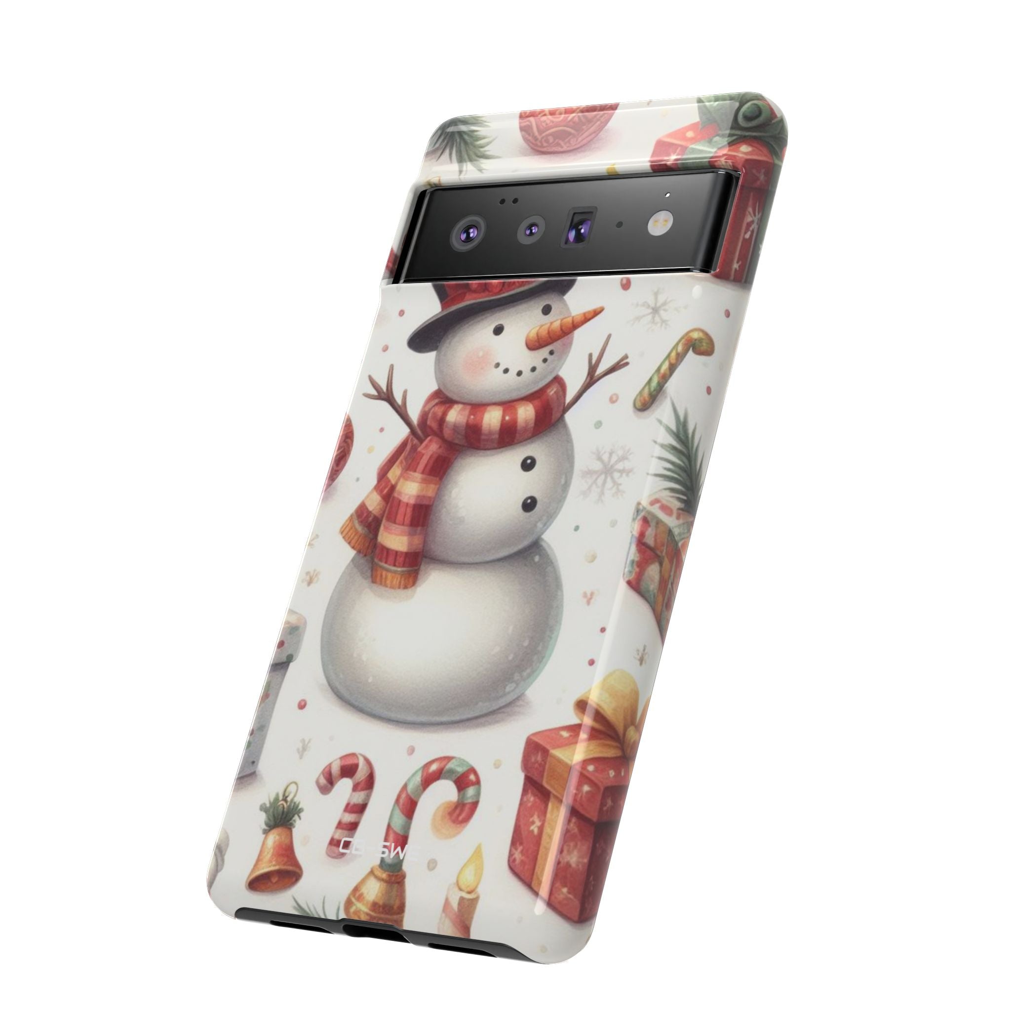 Snowman Wears Scarf - Google Pixel Case