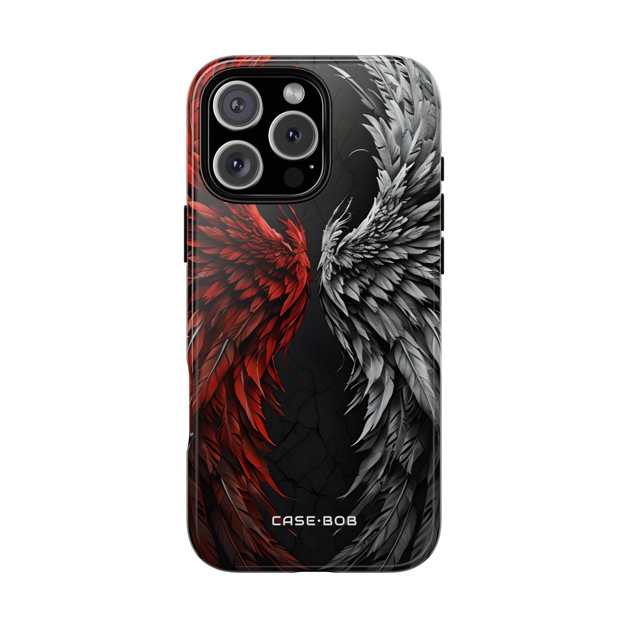 Crimson White Wings iPhone 16 Pro Max Case - Tough