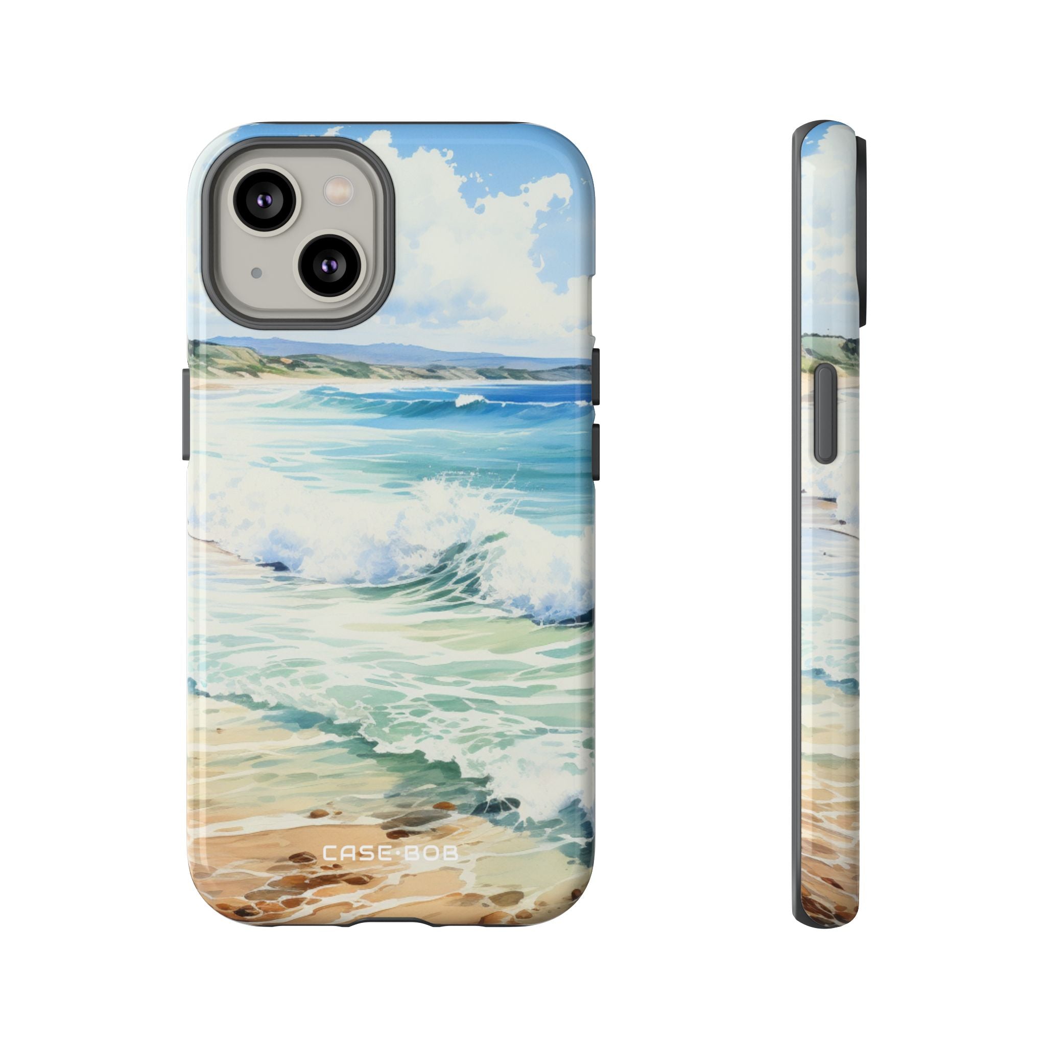 Foamy Wave Breeze iPhone 14 Case - Tough