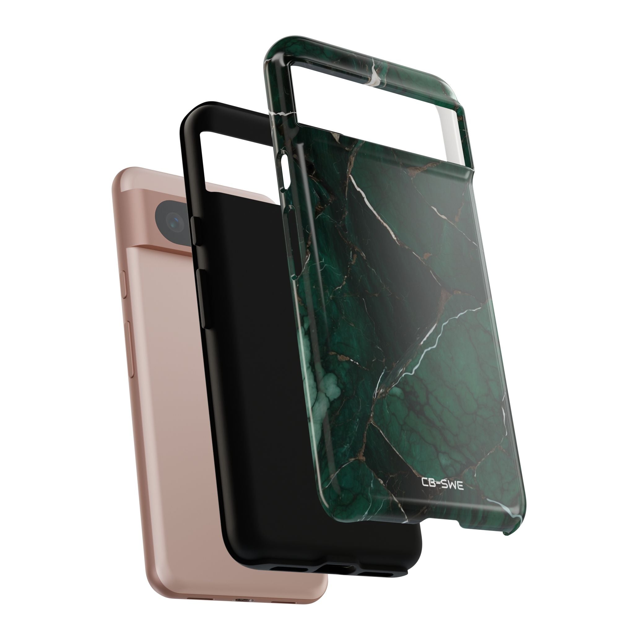 Emerald Veins Flow - Google Pixel Case