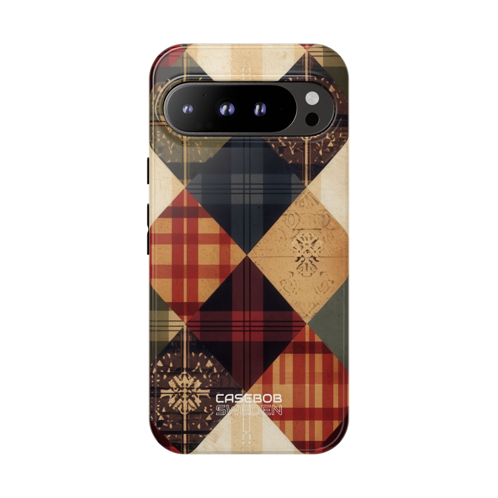 Rustic Quilt Charm Google Pixel 9 - Tough