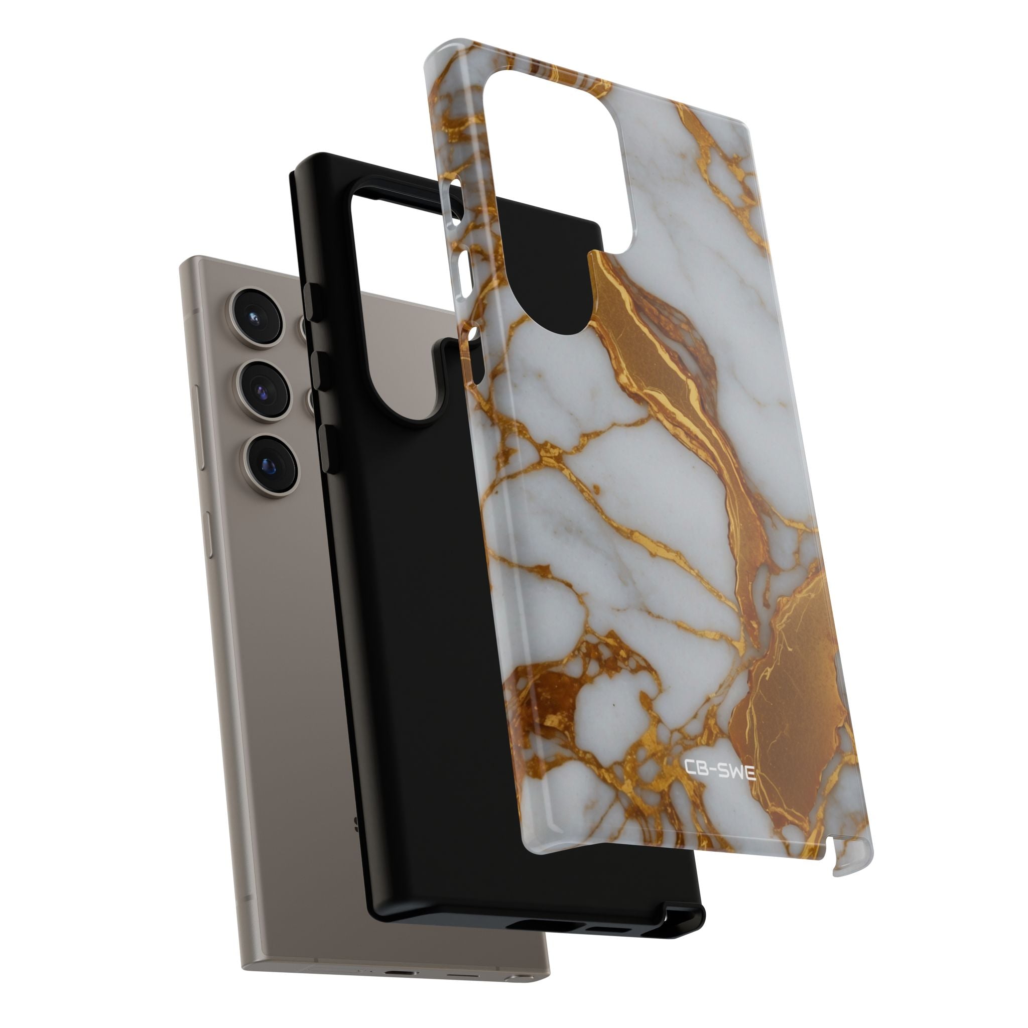 Golden Veins Flow - Samsung Case