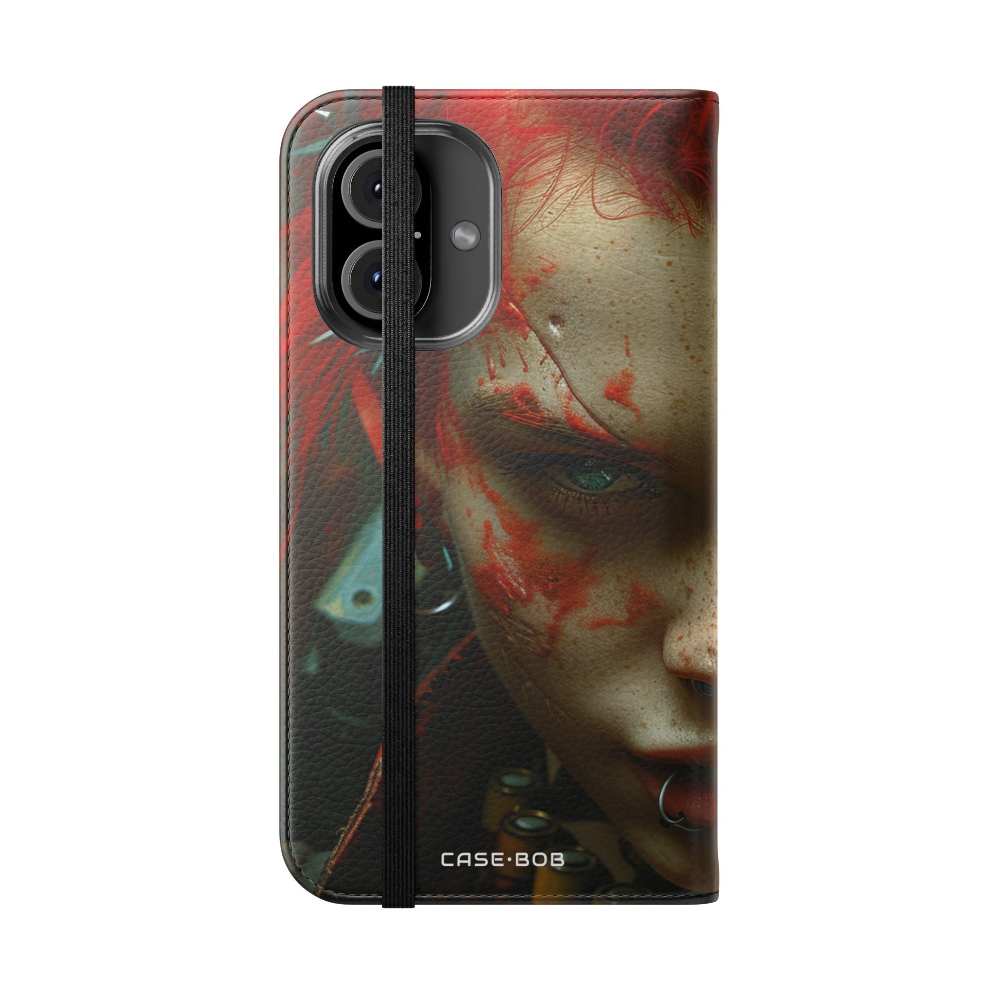 Scarlet Gaze - iPhone 16 Case - Portemonnee
