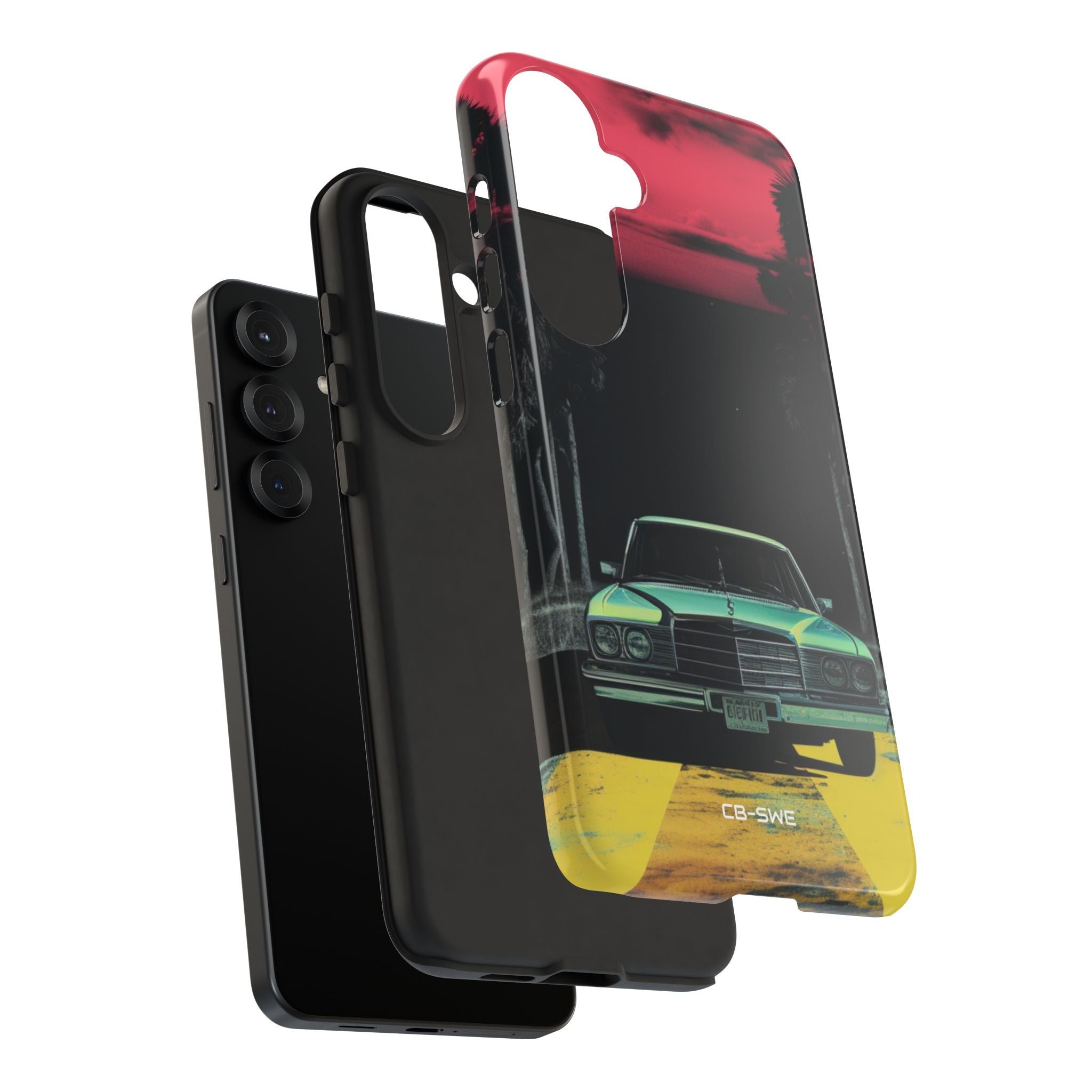 Retro Futuristic Nightscape - Samsung Case