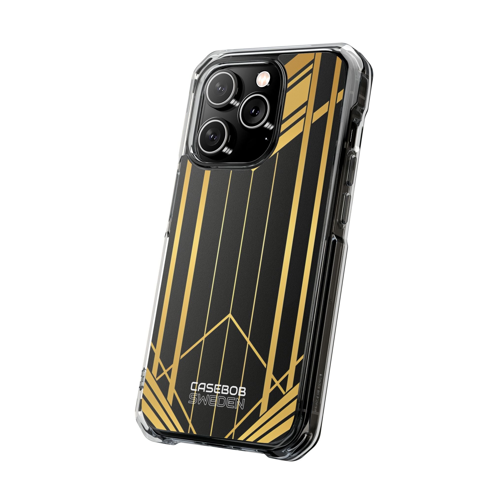 Gouden Geometrische Symfonie iPhone 14 - Impact Clear+