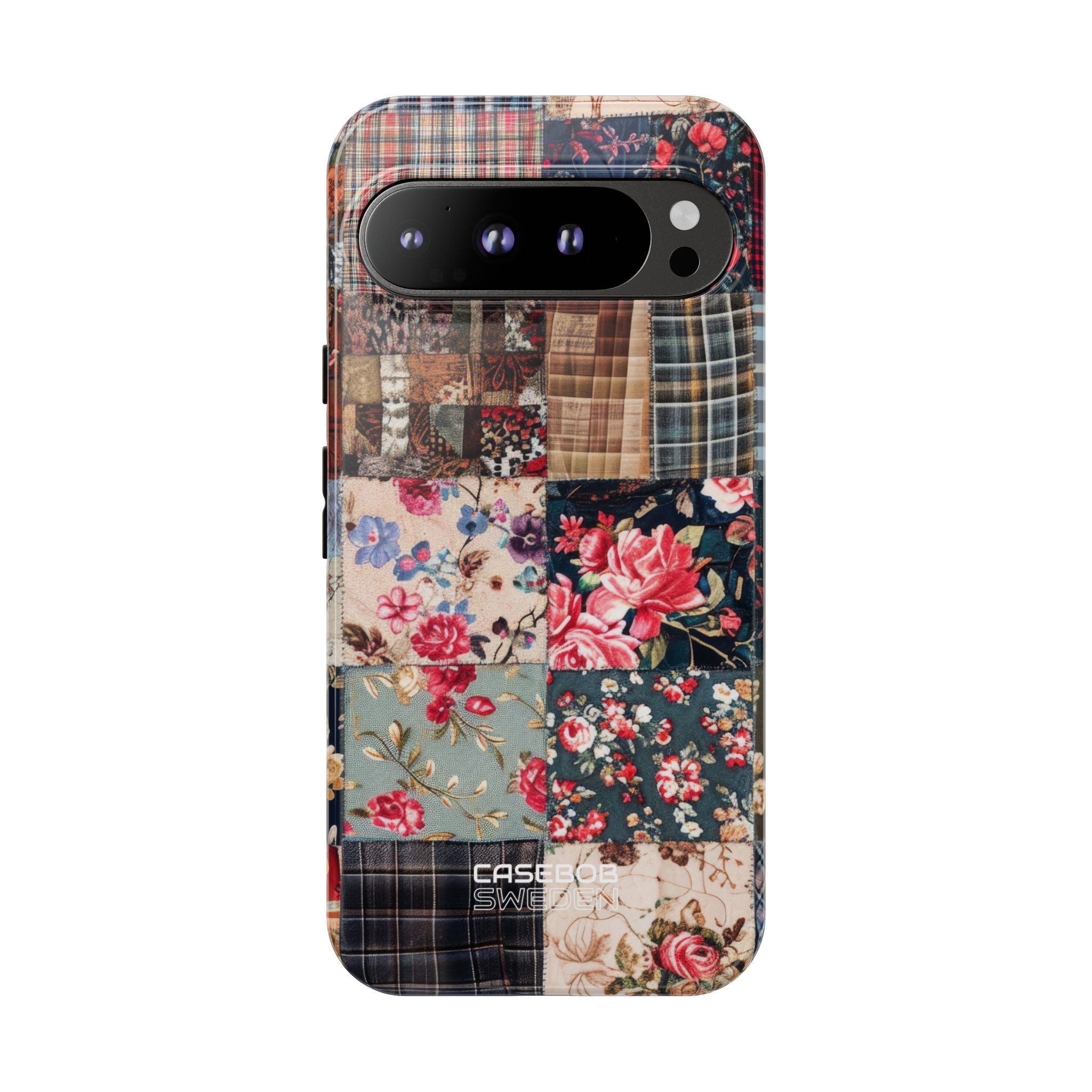 Patchwork Floral Quilt Google Pixel 9 - Tough