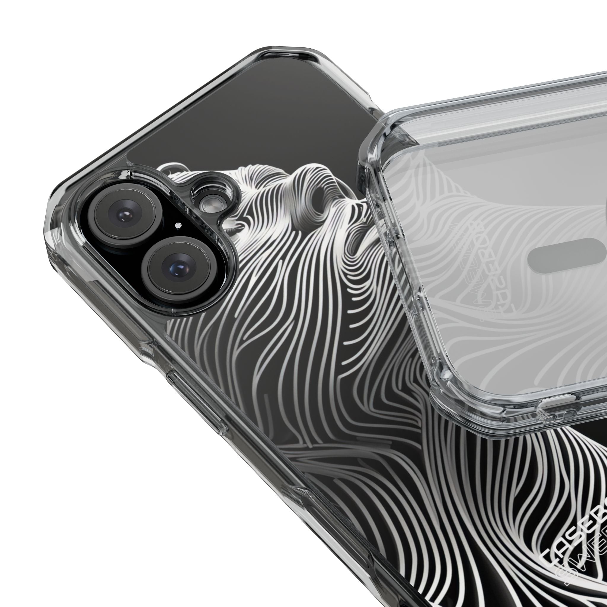 Fluid Face Lines iPhone 16 – Impact Clear+