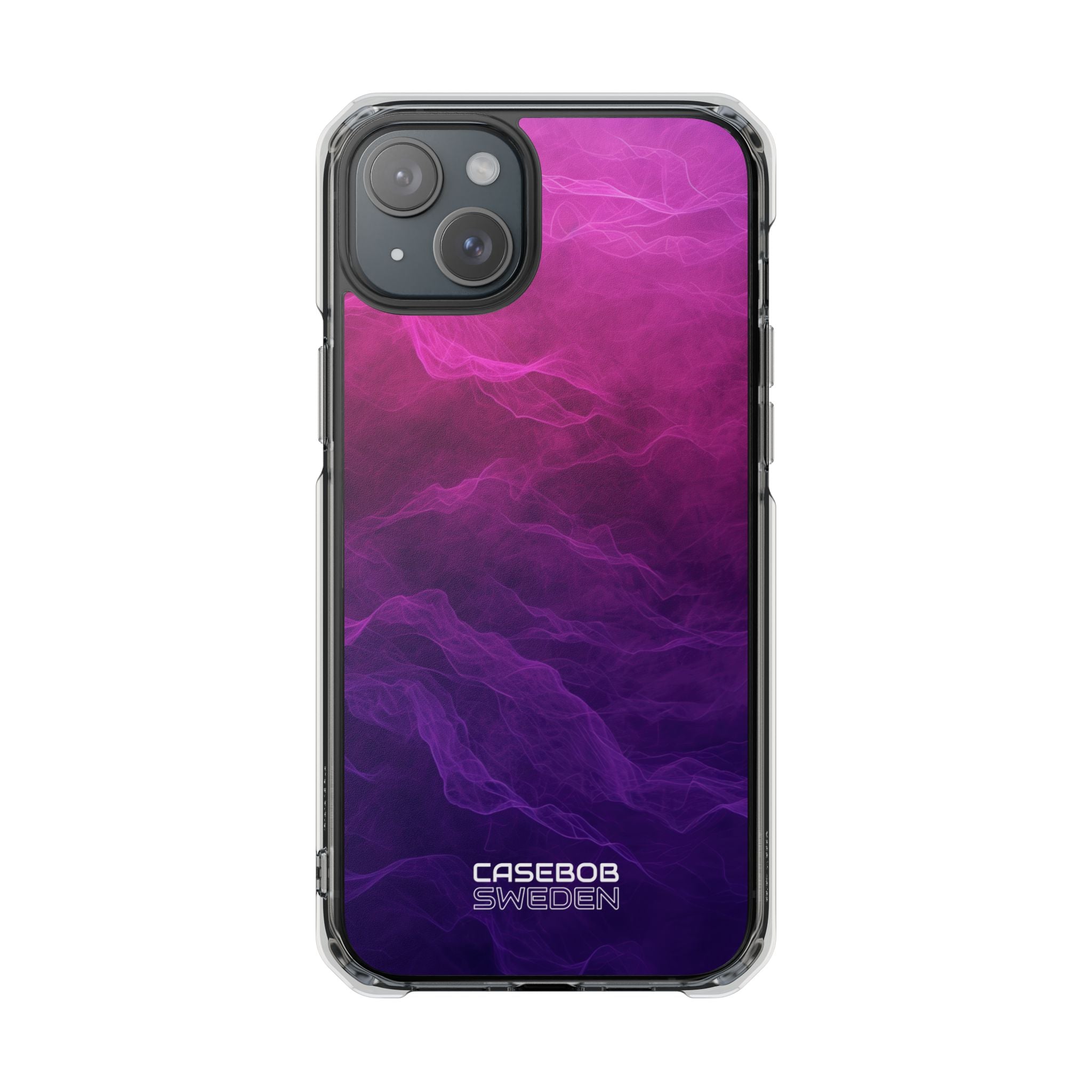 Violet Dream Currents iPhone 15 - Impact Clear+