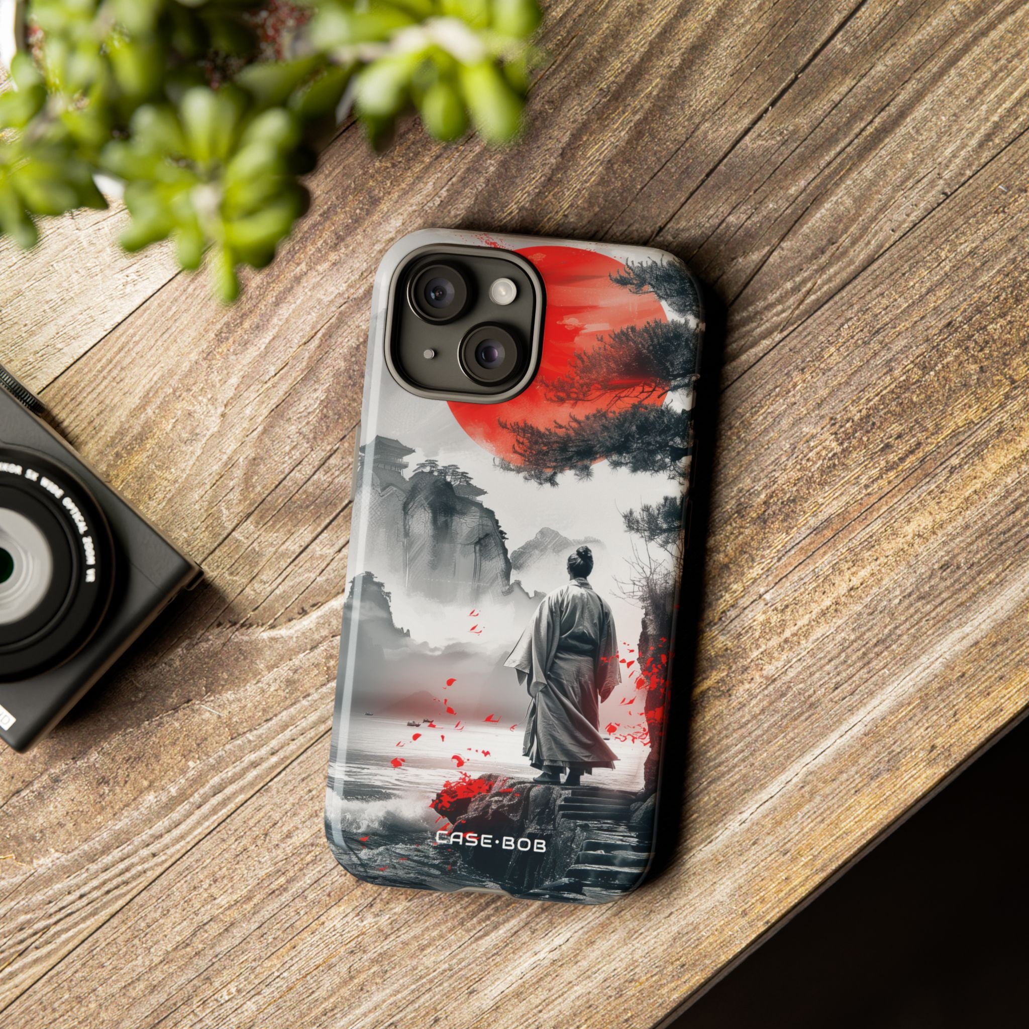 Sunlit Sentinel iPhone 15 Case - Tough