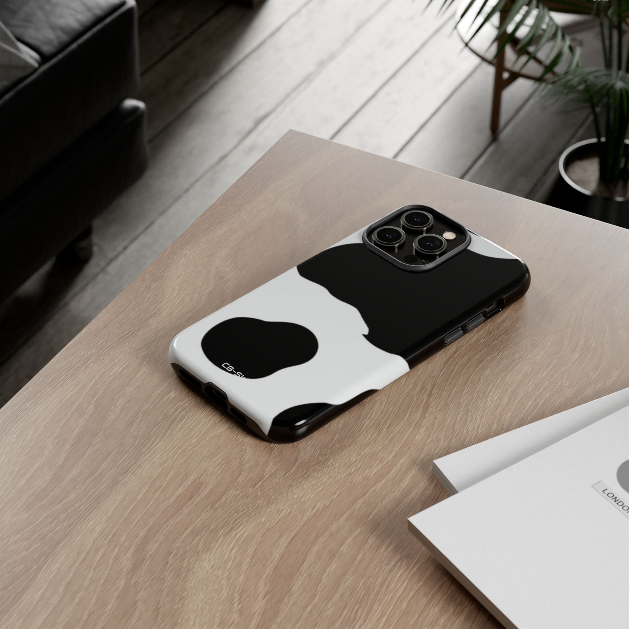 Organic Cow Print - iPhone Case