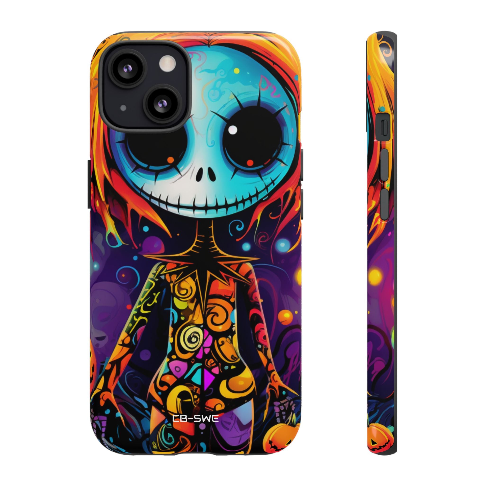 Skeletal Figure Laughs - iPhone Case