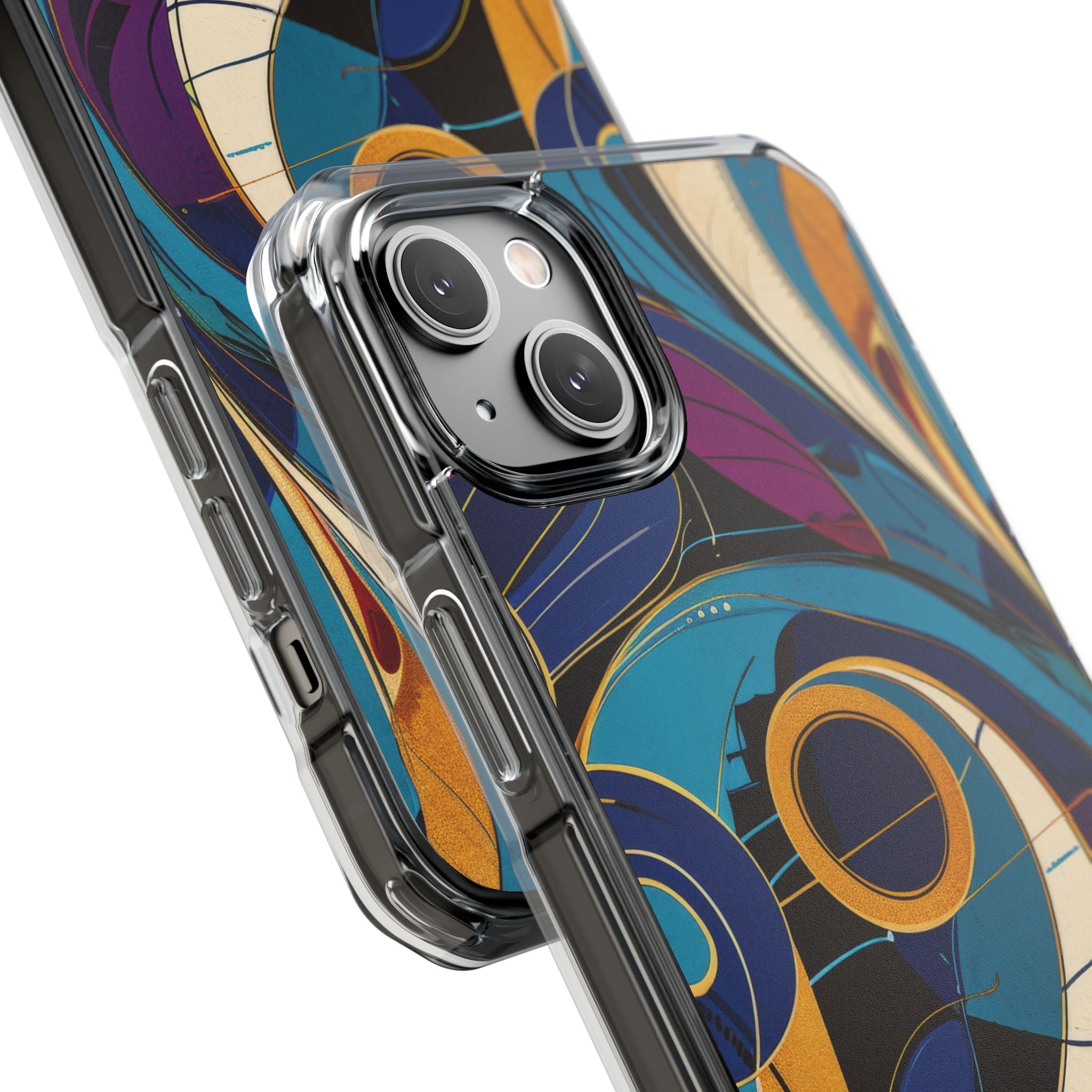 Swirling Copper Dreams iPhone 14 - Impact Clear+