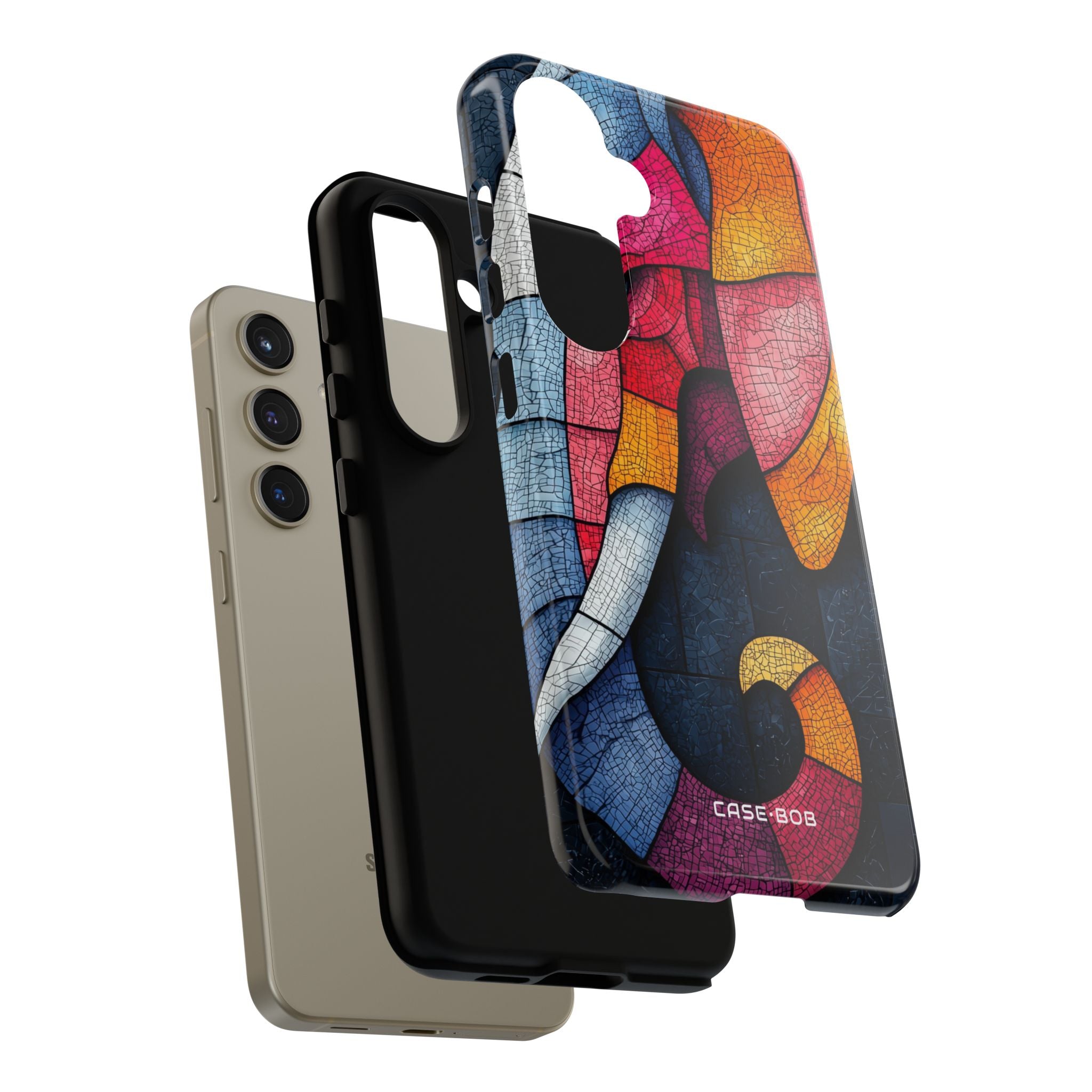 Elephant Mosaic Samsung S24 Case - Tough
