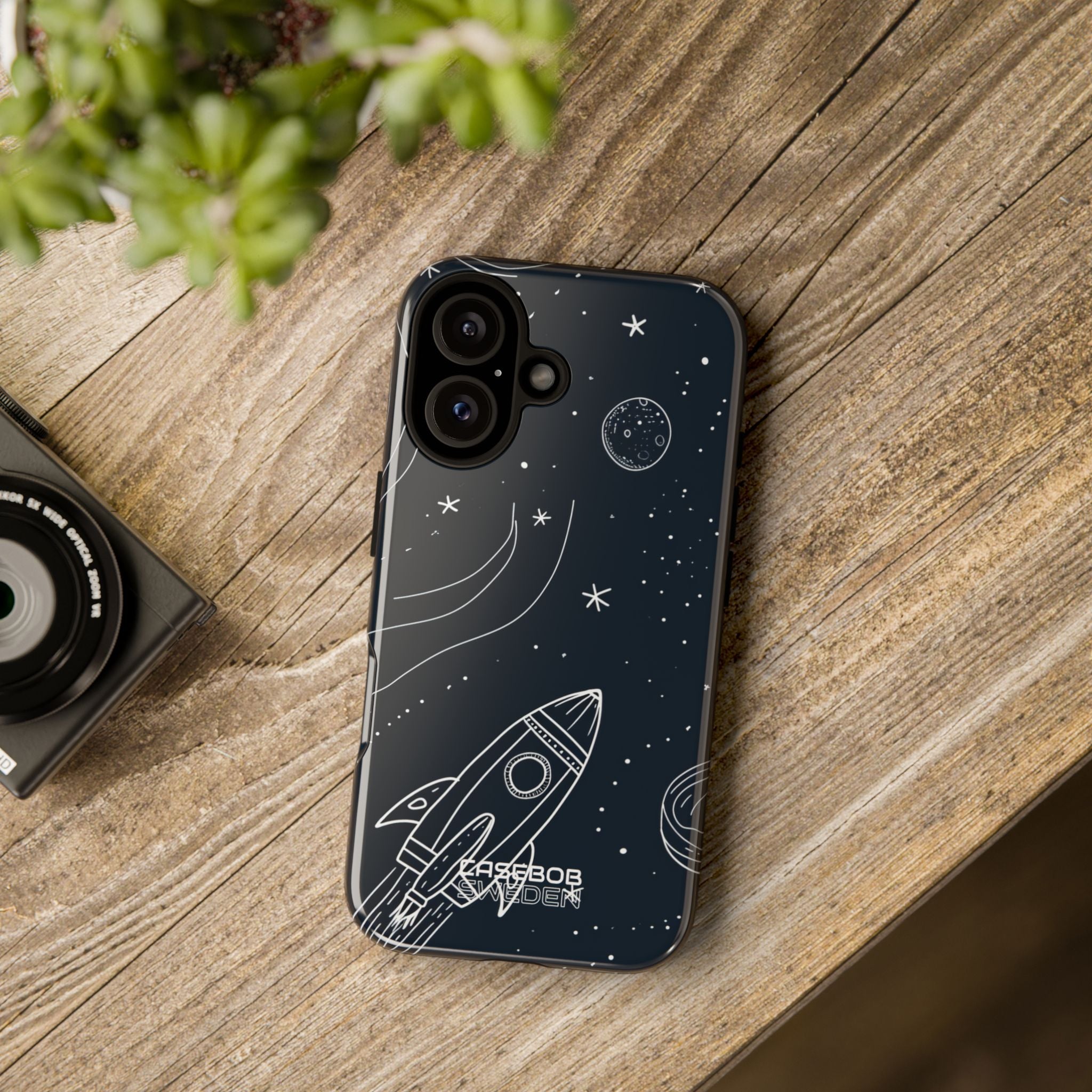 Cosmic Rocket Drift iPhone 16 - Tough