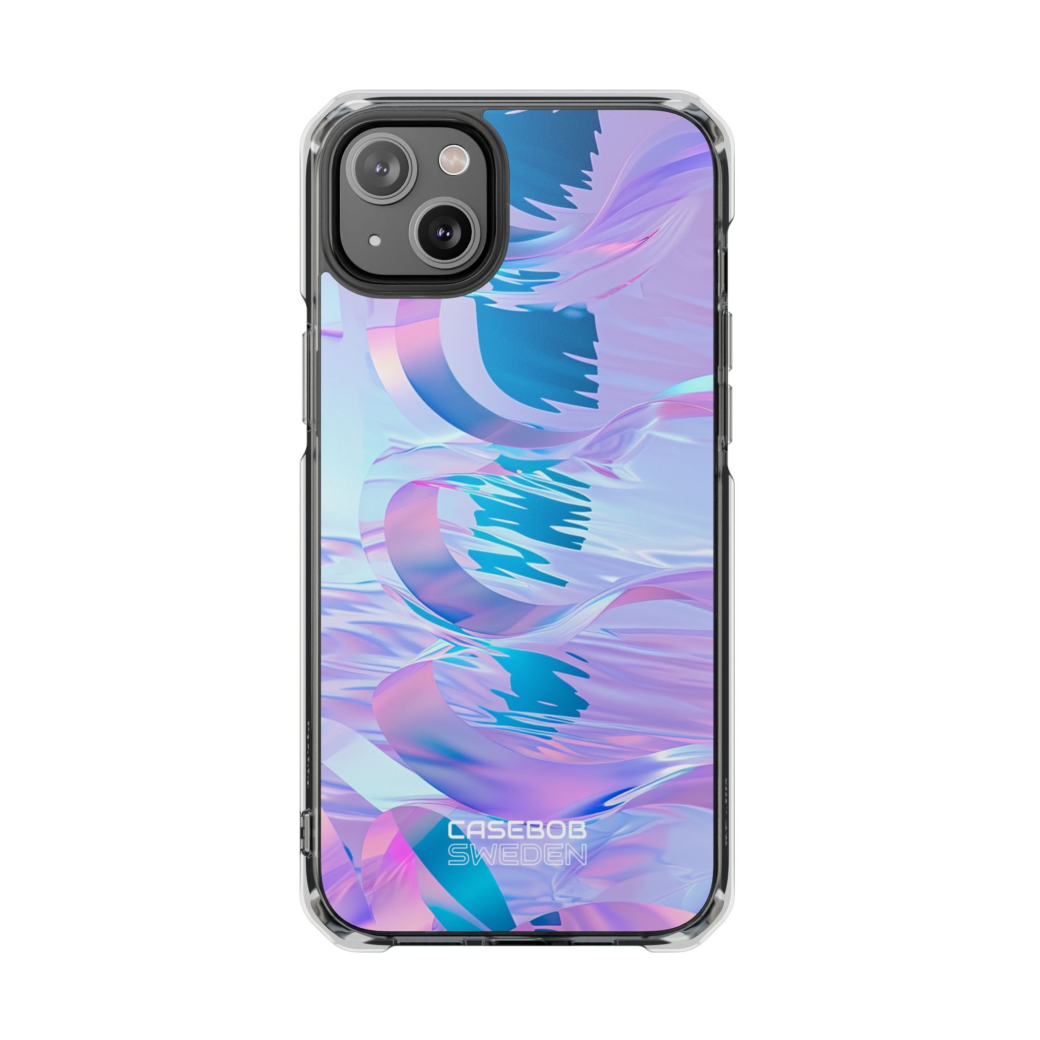 Iridescente Stromende Golven iPhone 14 - Impact Clear+