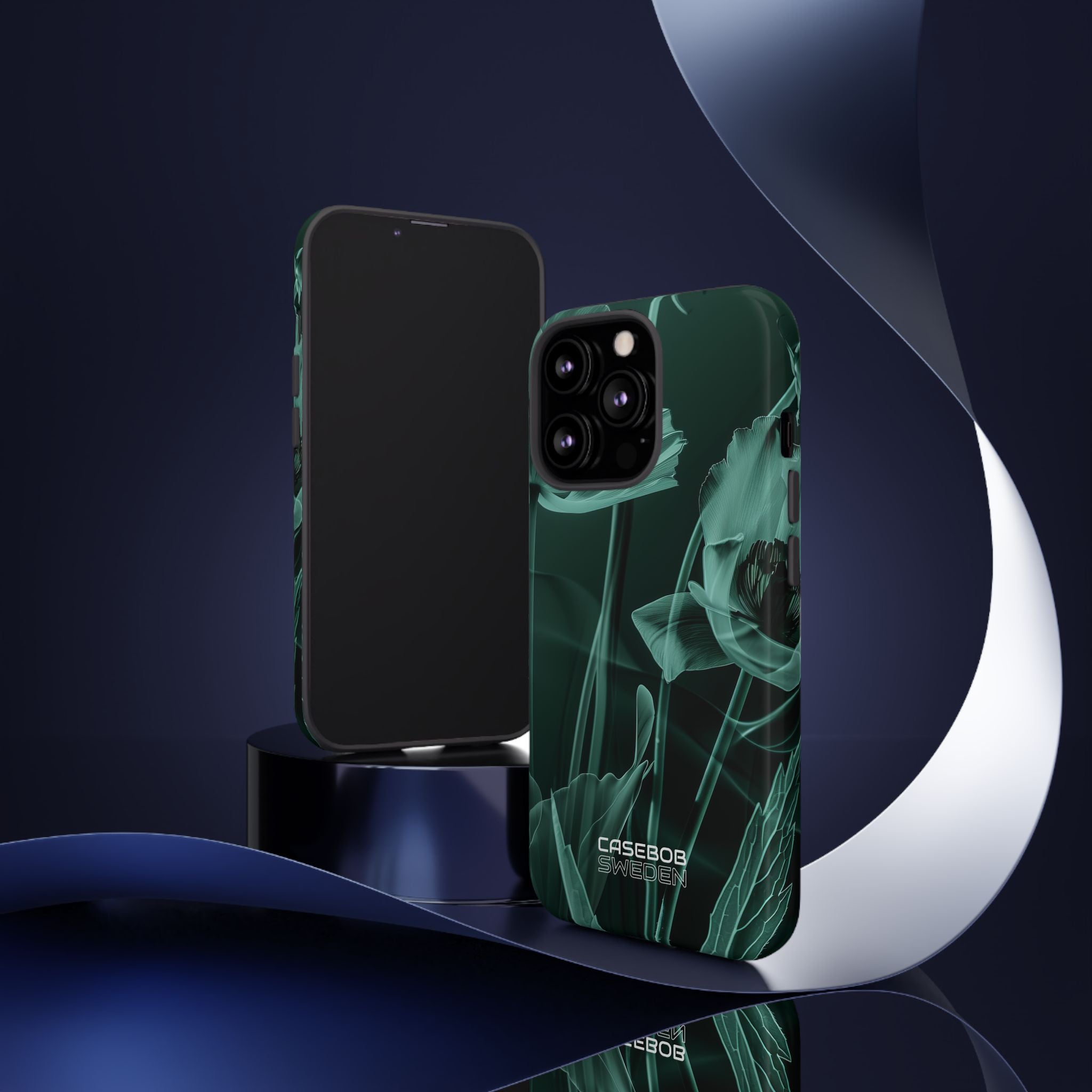 Teal Bloom Radiance iPhone 13 - Tough