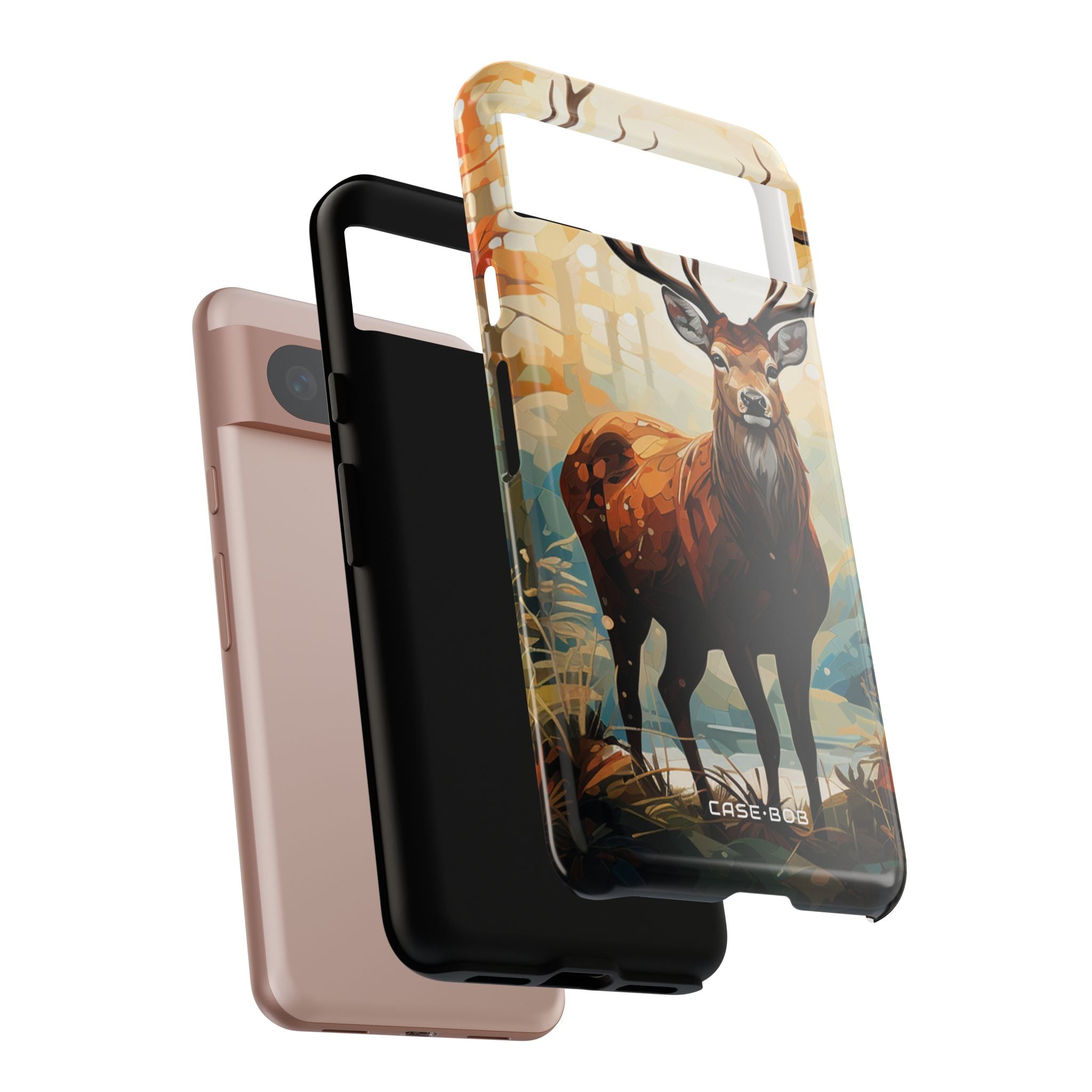 Glowing Stag Google Pixel 8 Case - Tough