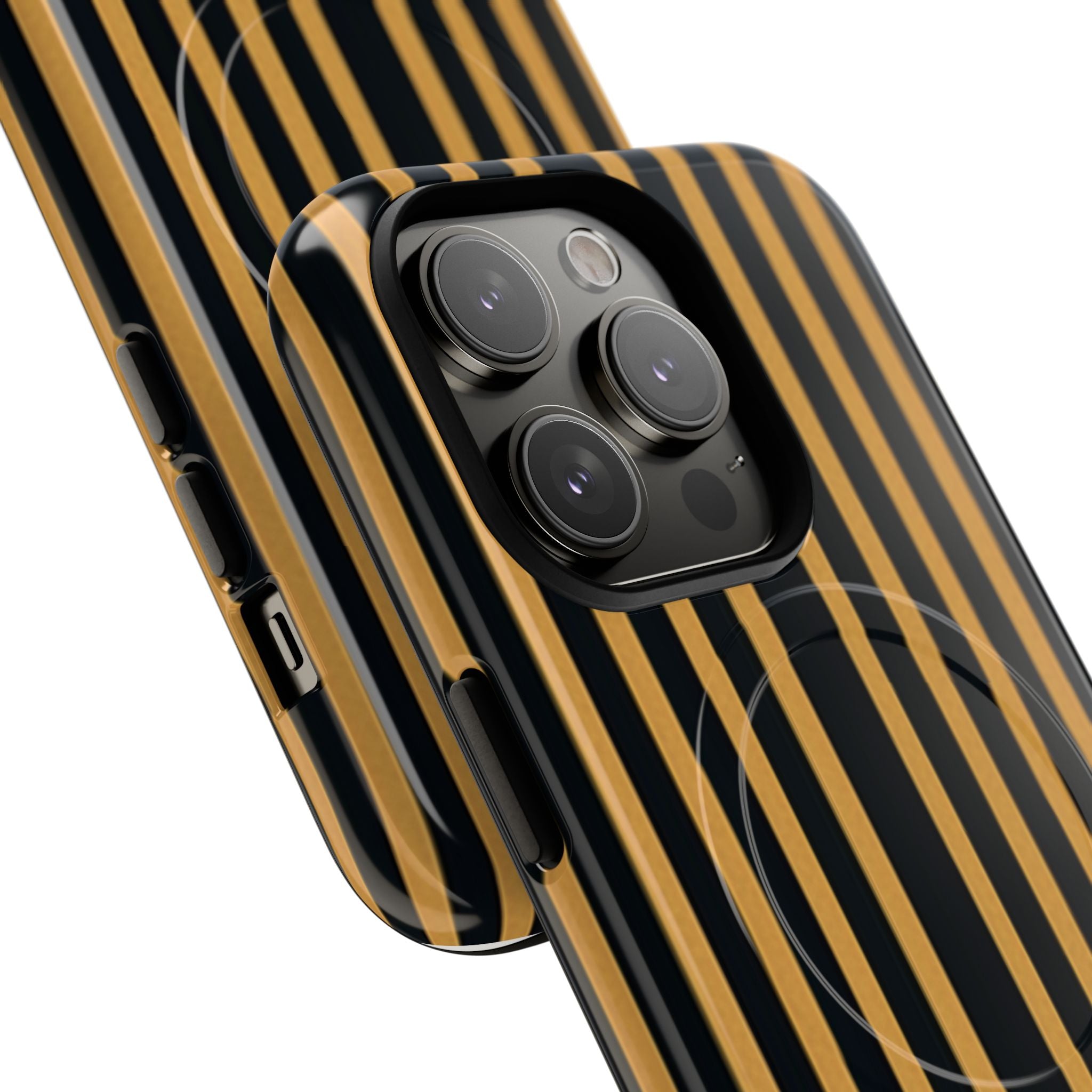 Golden Stripes iPhone 14 Pro Case - Tough+