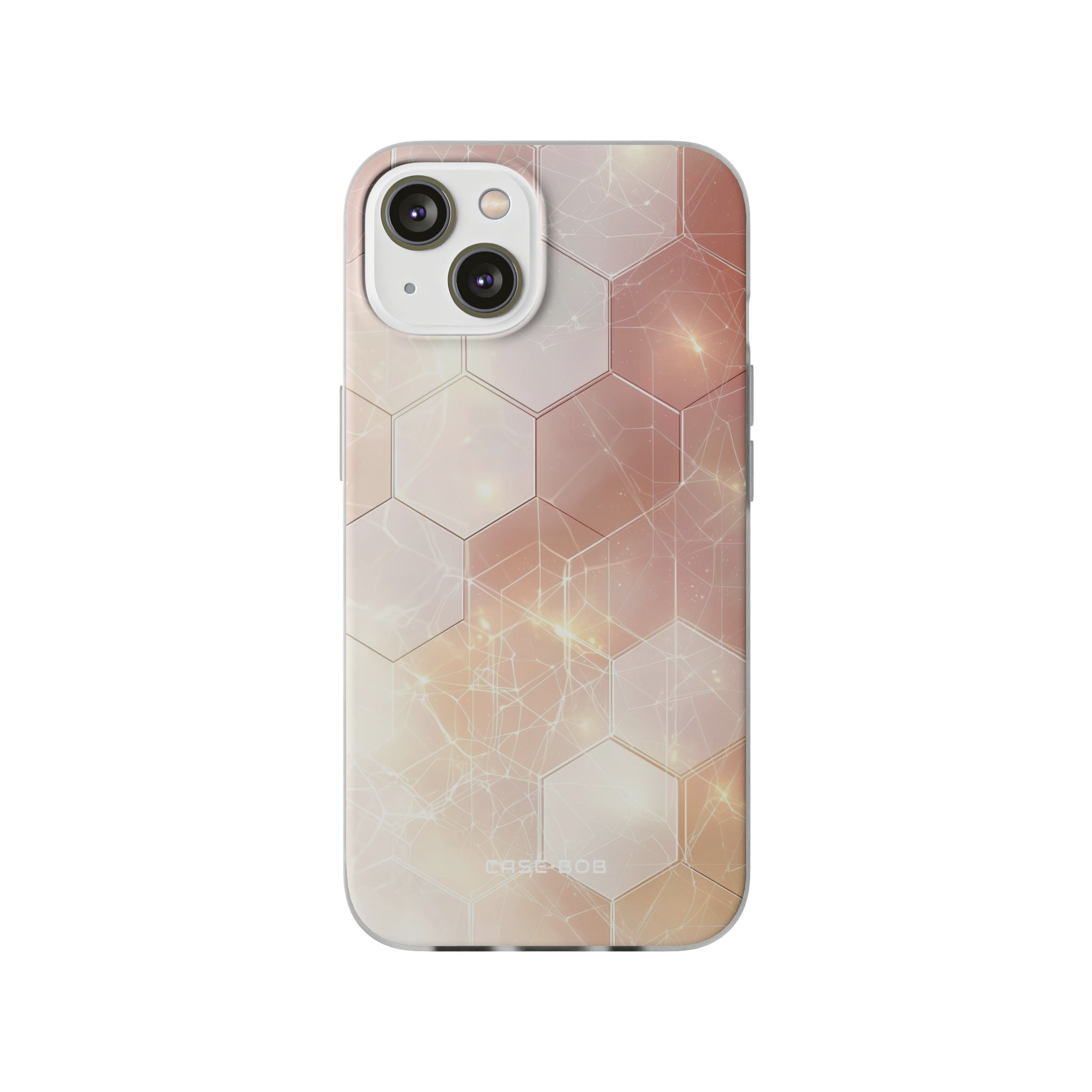 Honeycomb Glow iPhone 14 Case - Soft