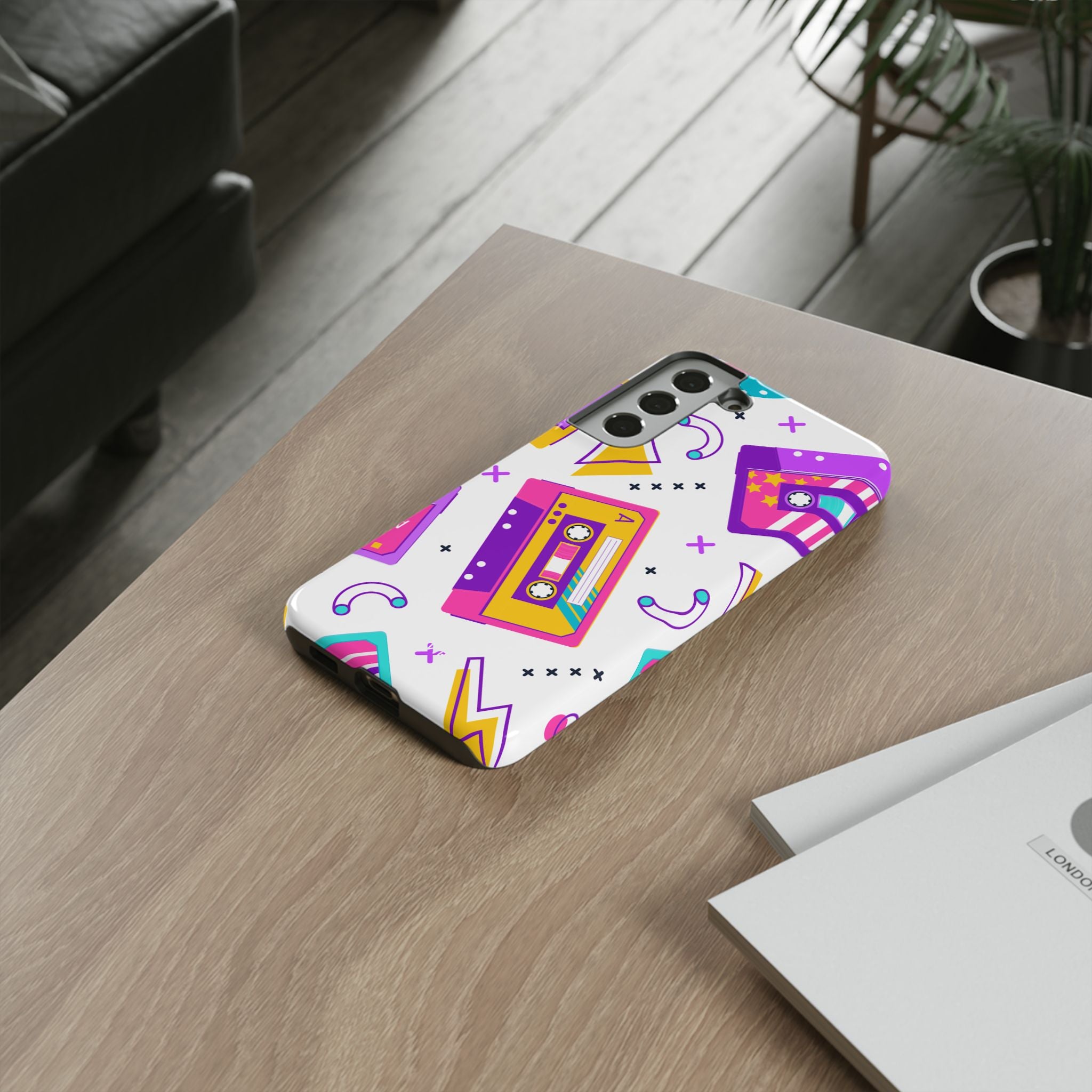 Retro Cassette Chaos - Samsung Case
