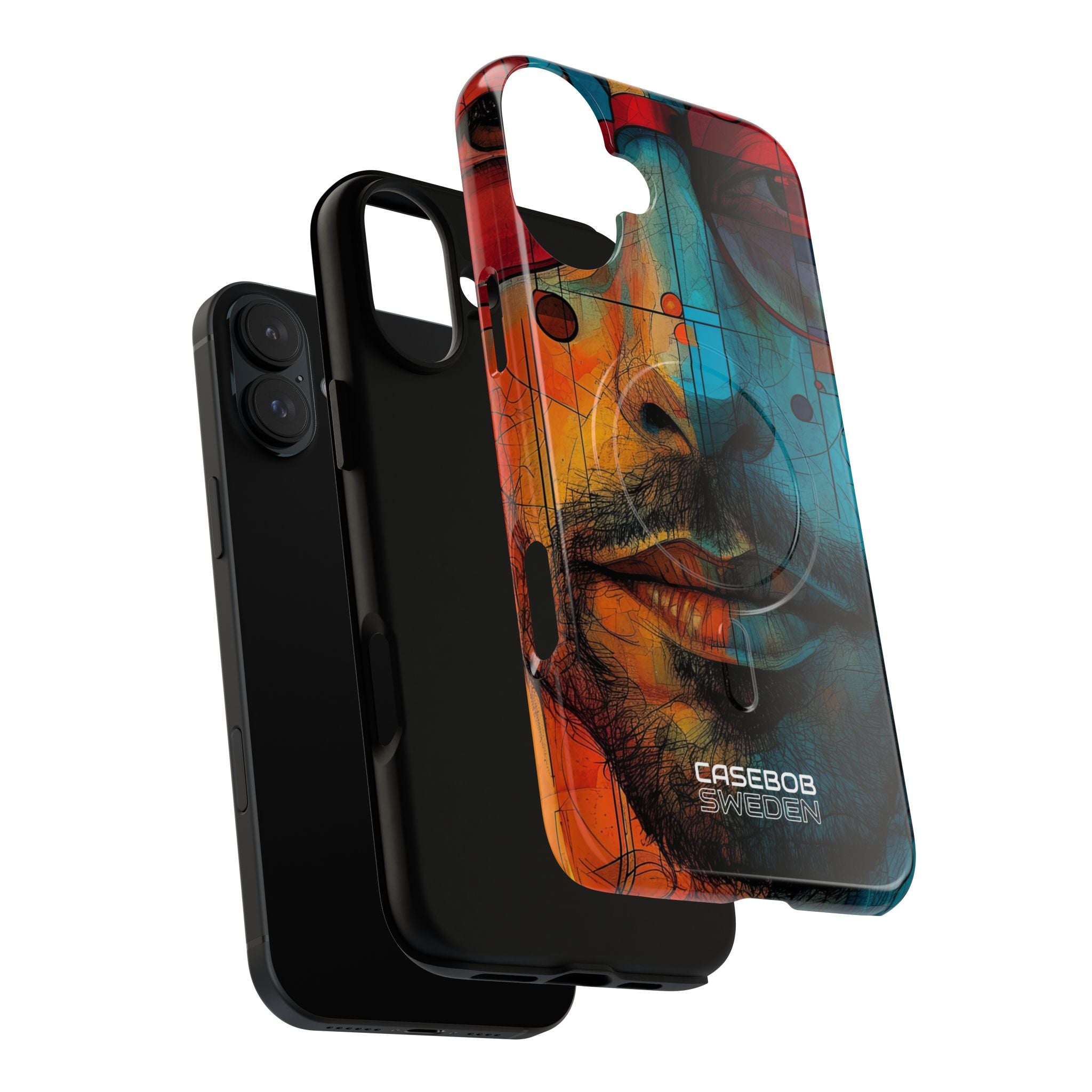 Cubist Glasses Face iPhone 16 - Tough+