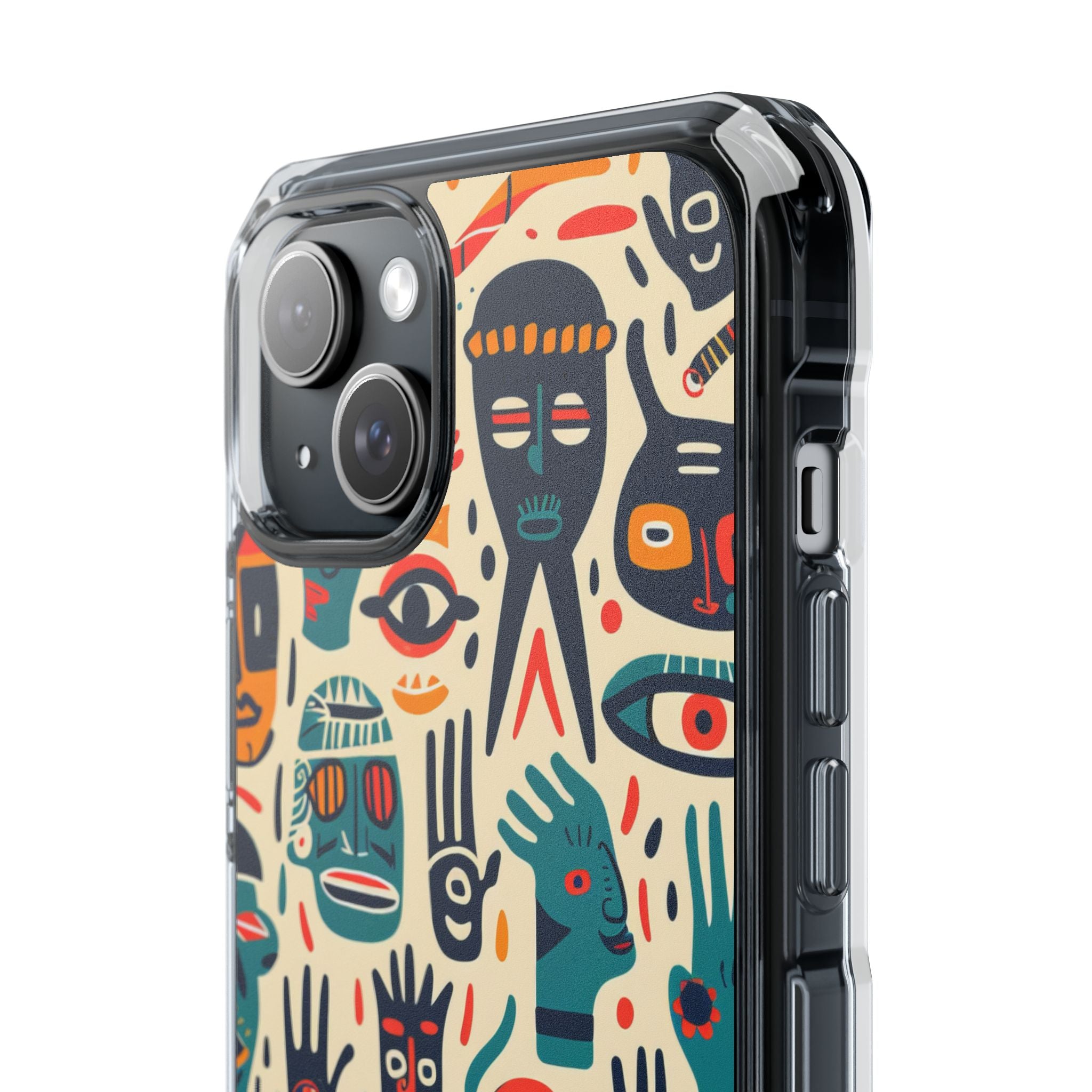 Vivid Faces iPhone 15 Plus Case - Impact