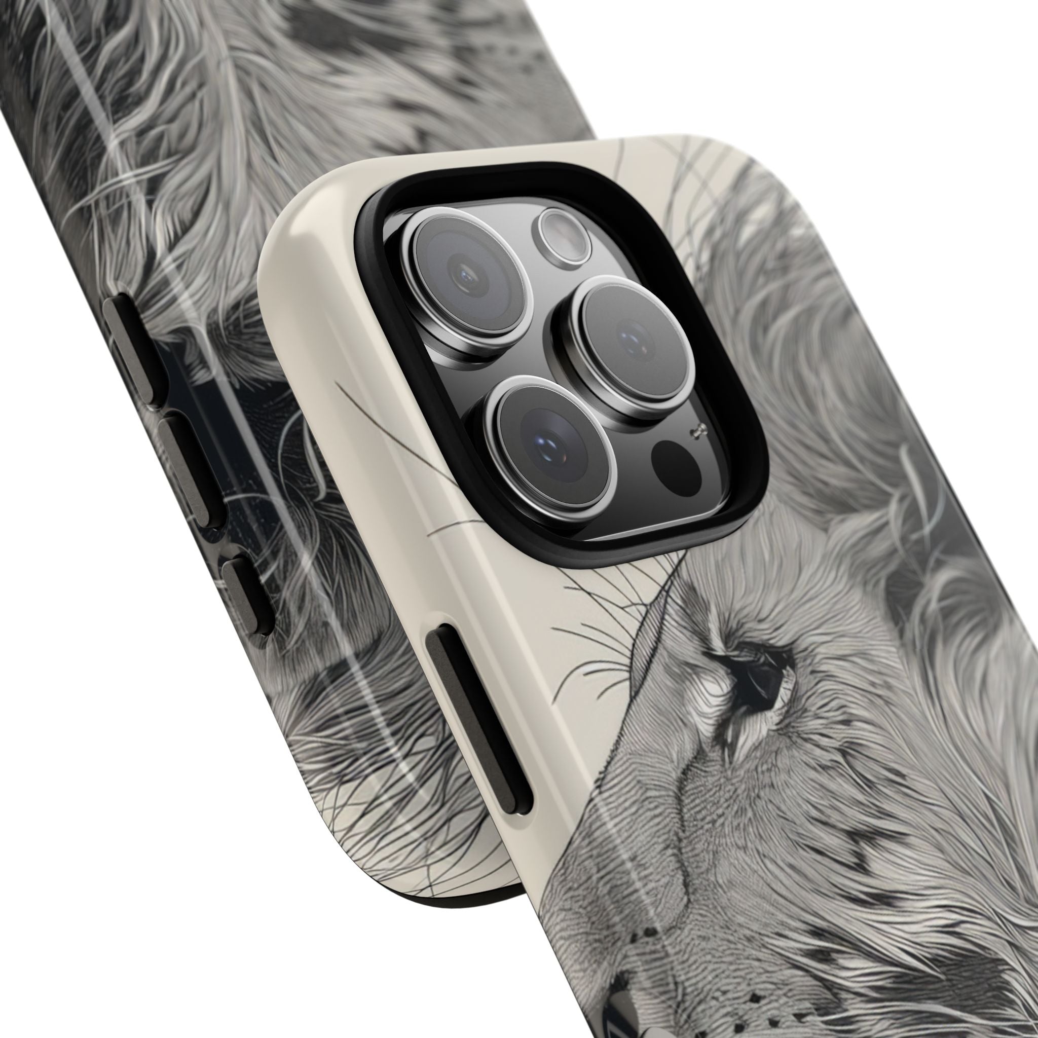 Profilo Leone Maestoso iPhone 16 - Tough