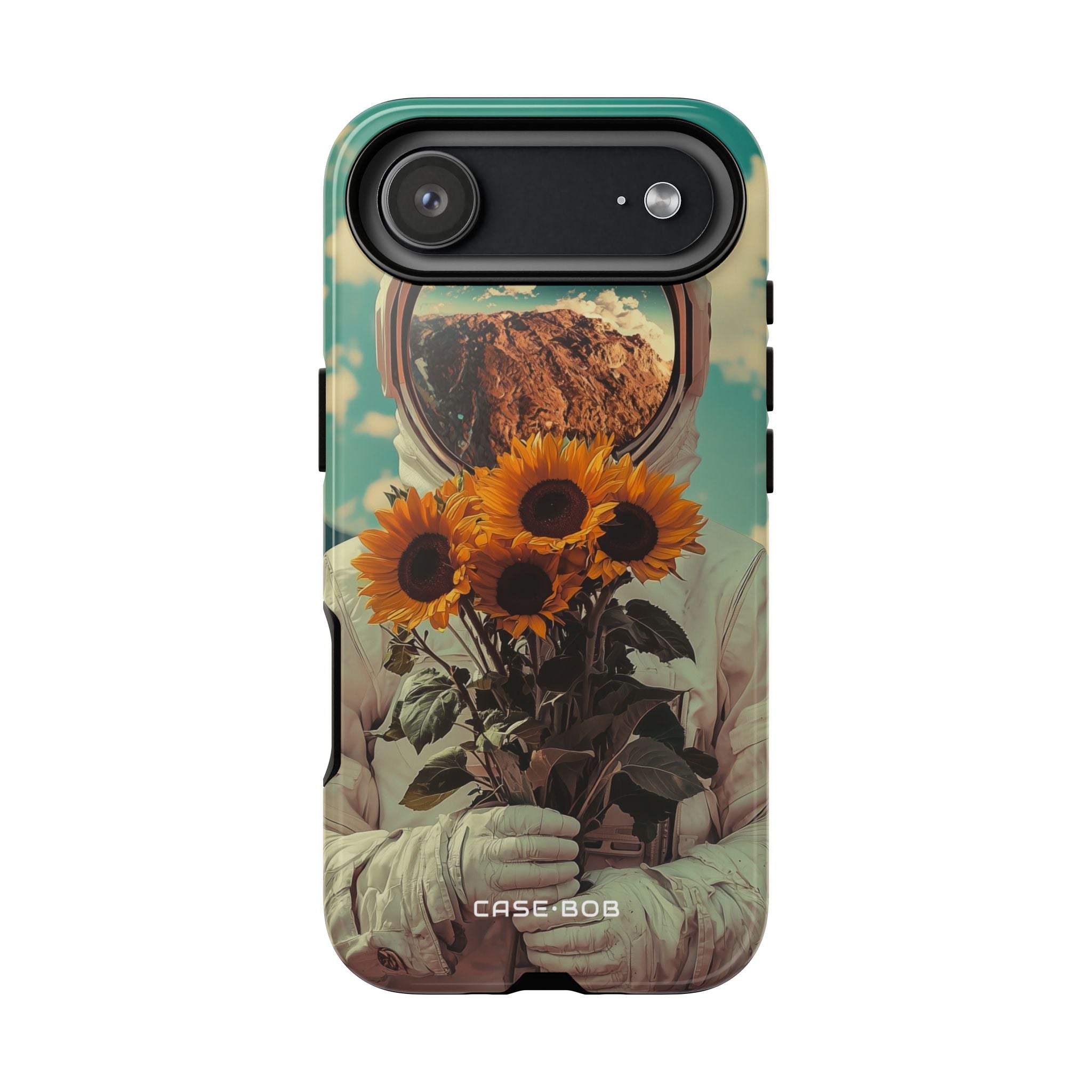 Sunflower Astronaut iPhone 17 Air Case - Tough