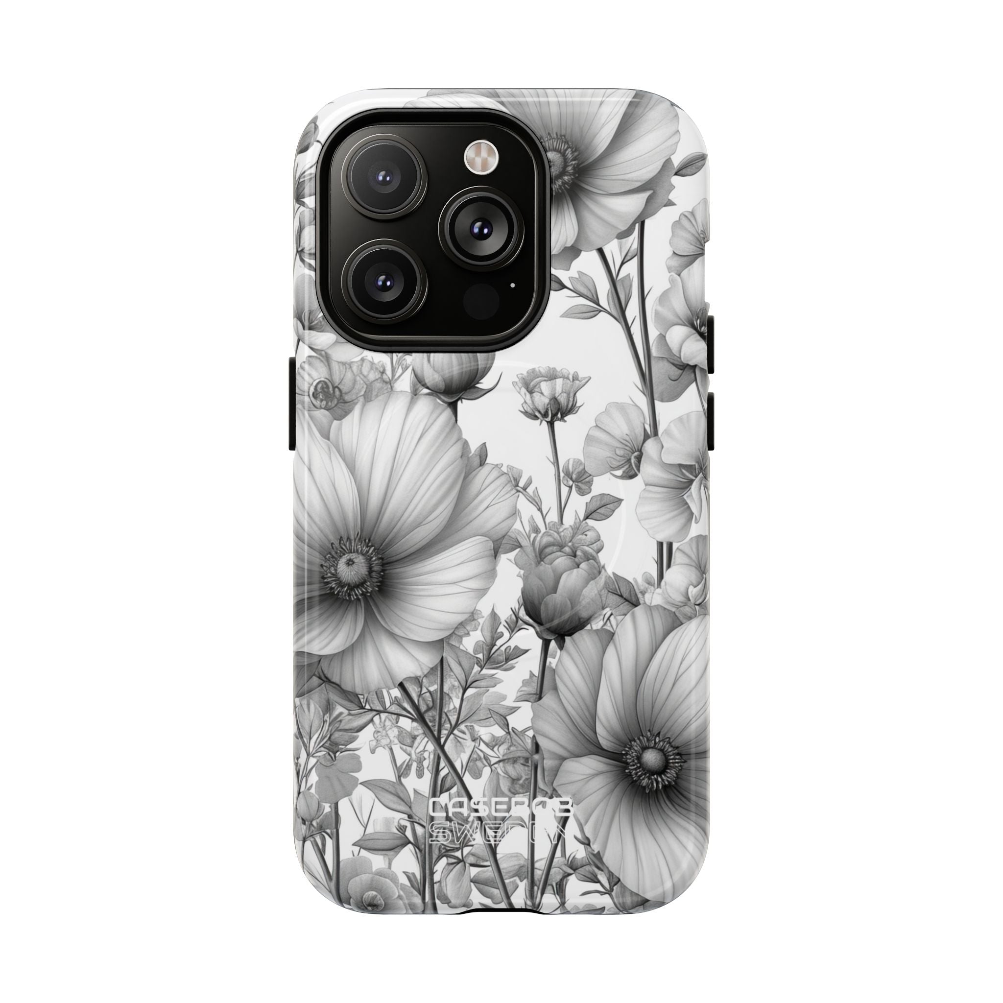 Vintage Floral Etching iPhone 14 - Tough+