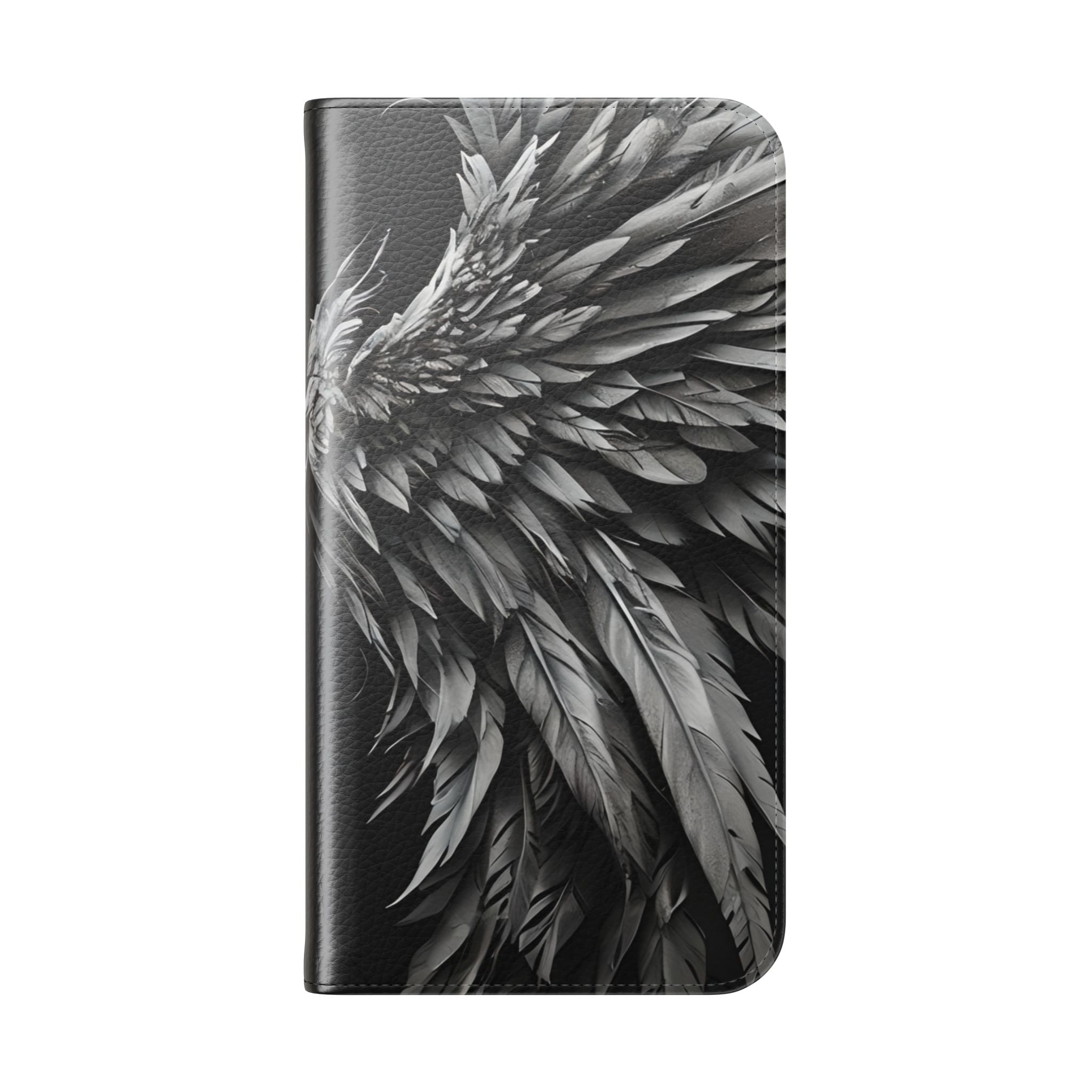 Crimson Silver Wings - iPhone 16 Max Case - Wallet