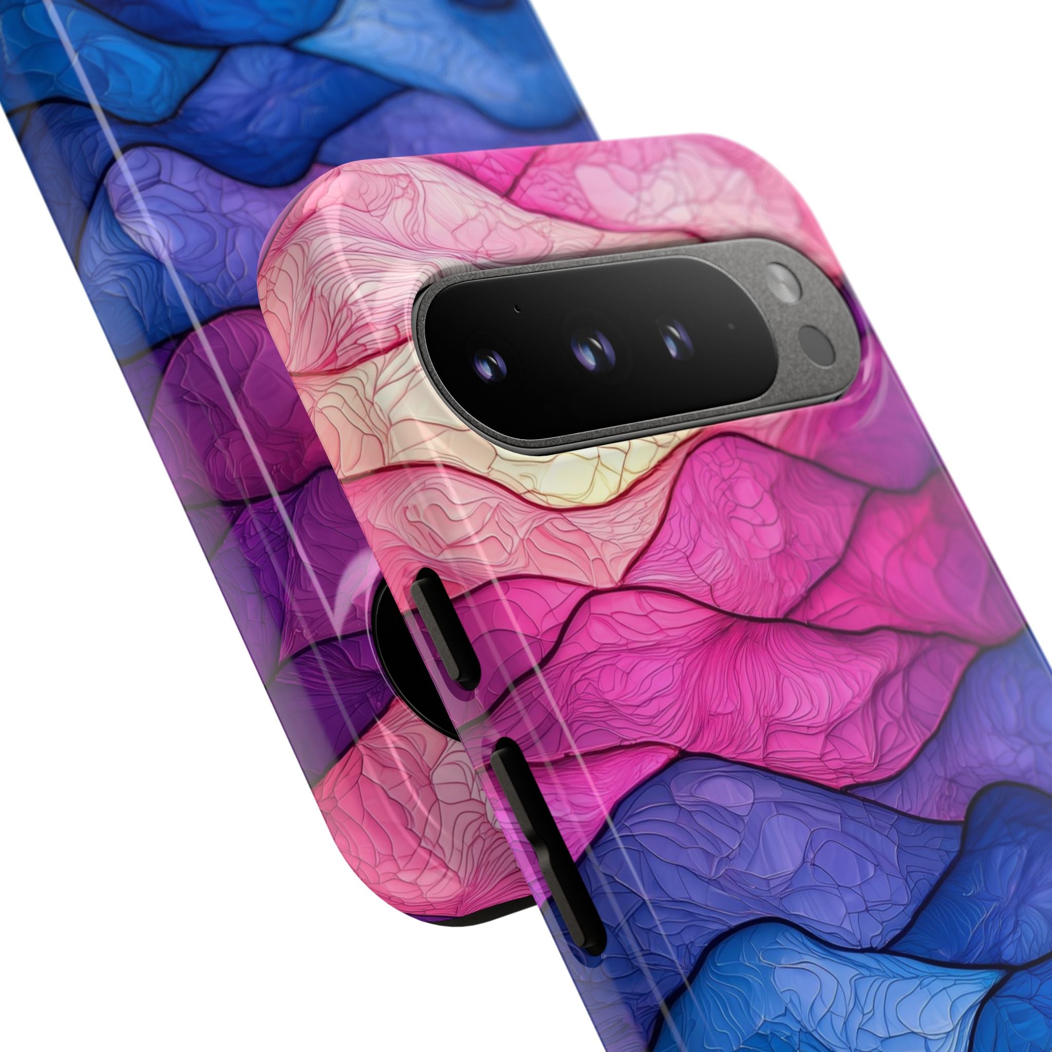 Wavy Vein Gradient Google Pixel 9 Pro XL Case - Tough