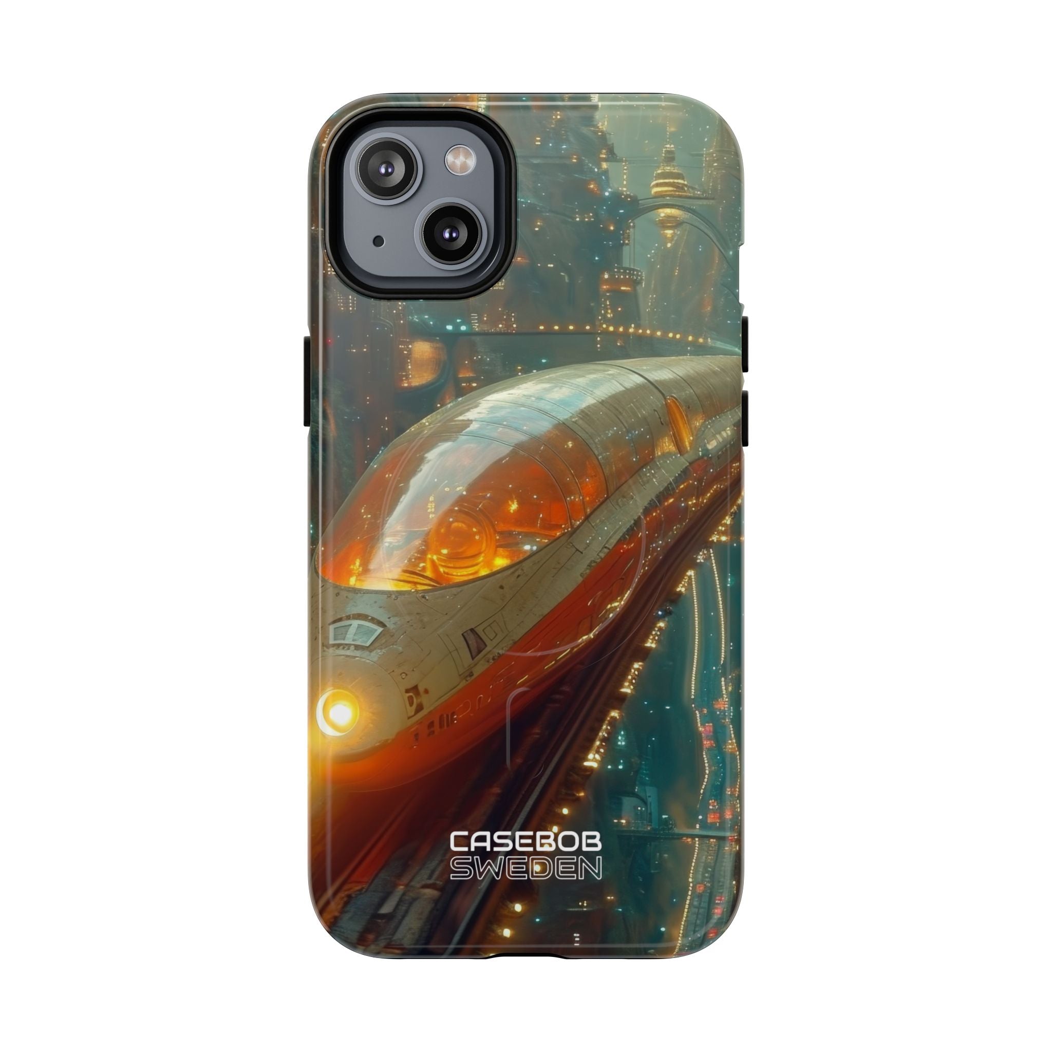 Futuristic Train Odyssey iPhone 14 - Tough+