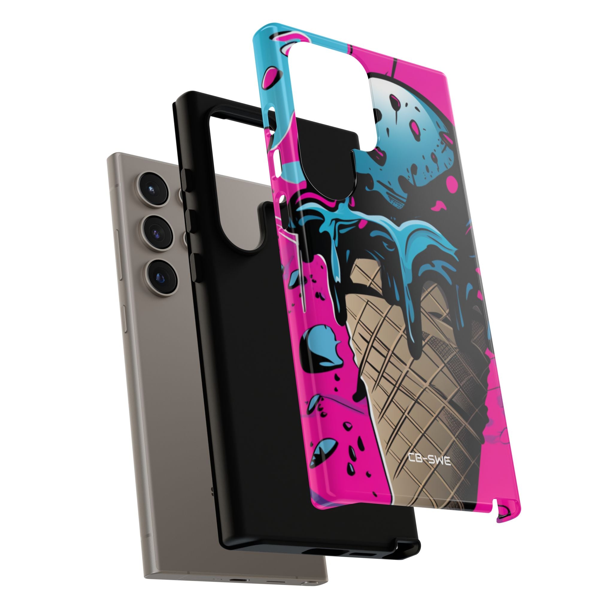 Vibrant Ice Cream Splash - Samsung Case